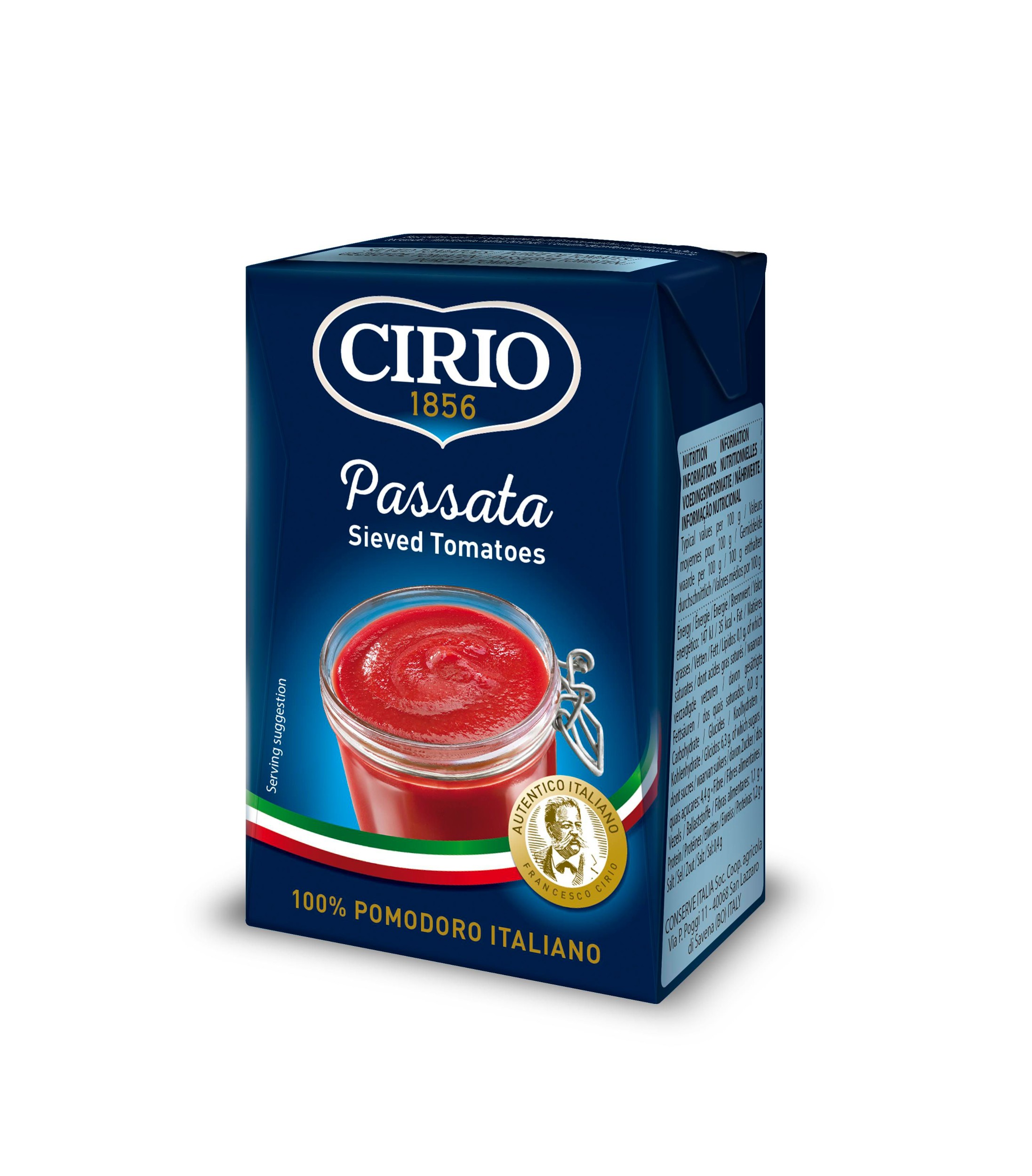 Trvanlivé potraviny - Cirio Pasírovaná rajčata 200g