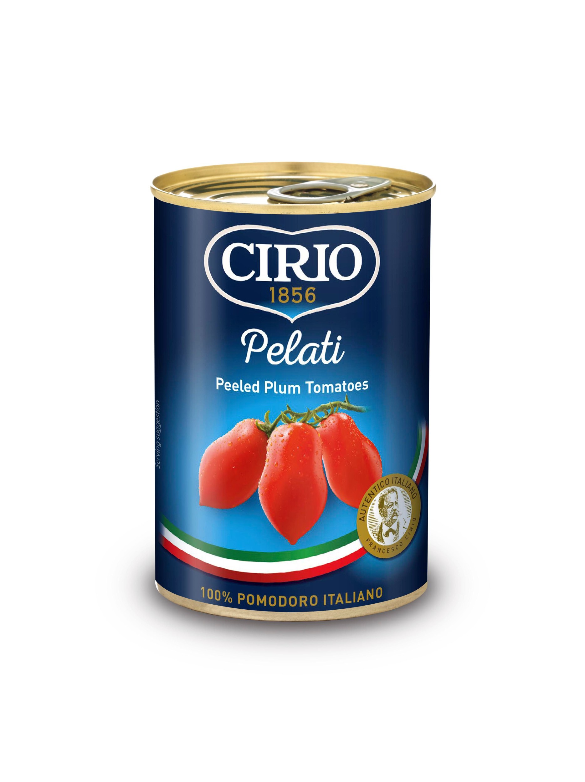 Trvanlivé potraviny - Cirio Rajčata pelati loupaná celá 400g