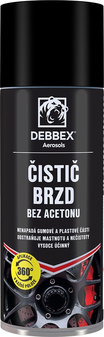 Čistič brzd bez acetonu
