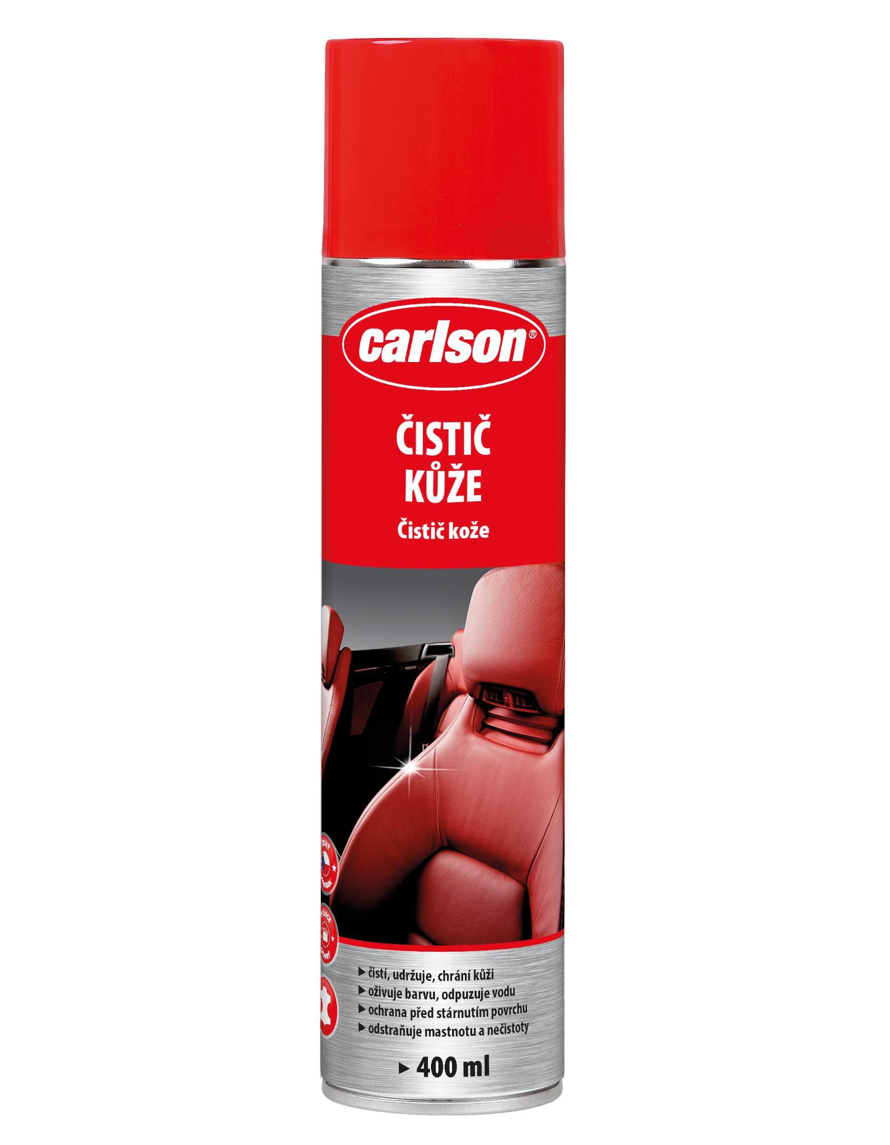 Auto-moto - ČISTIČ KŮŽE CARLSON AEROSOL 400ML