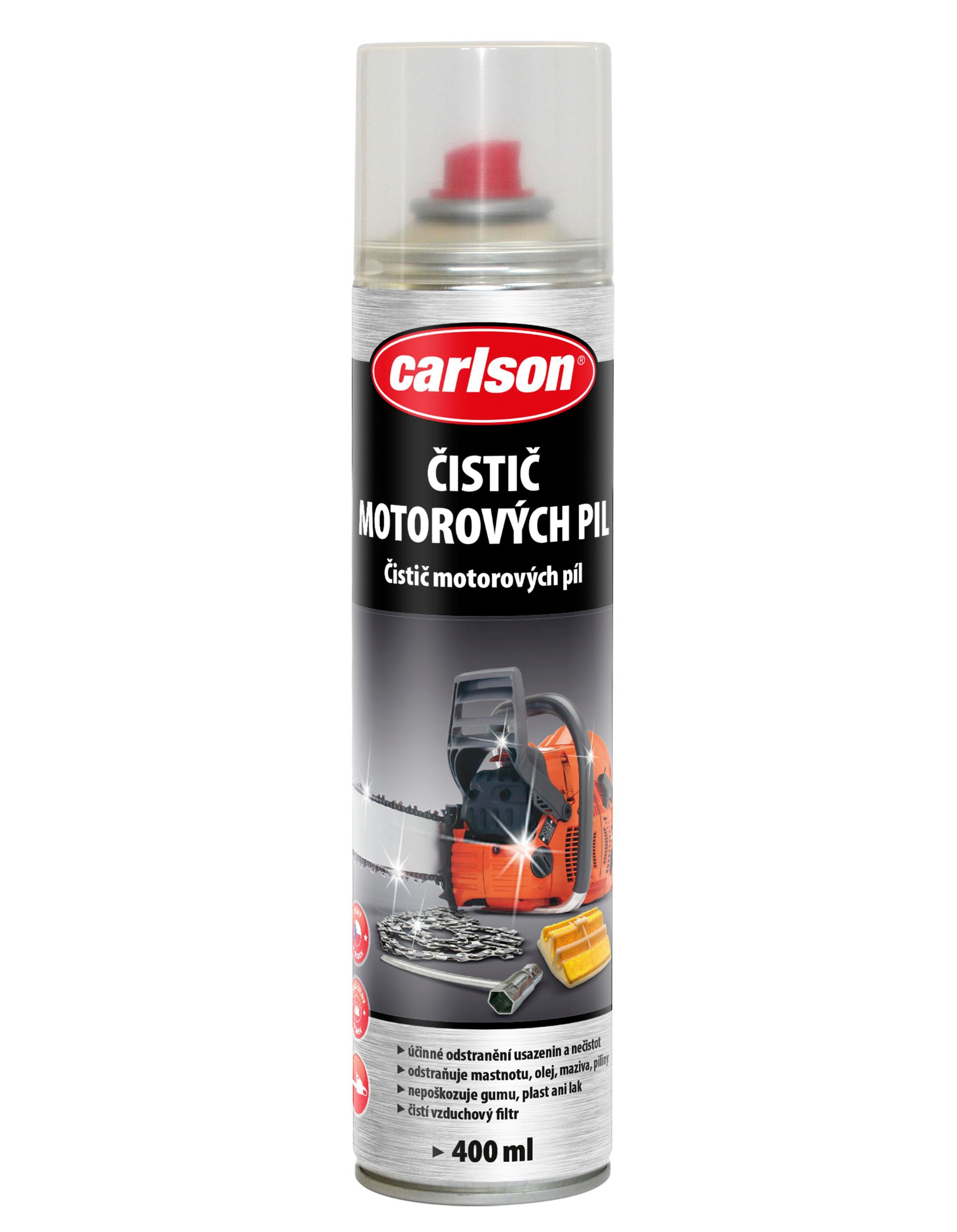 Auto-moto - ČISTIČ MOTOROVÝCH PIL CARLSON 400ML