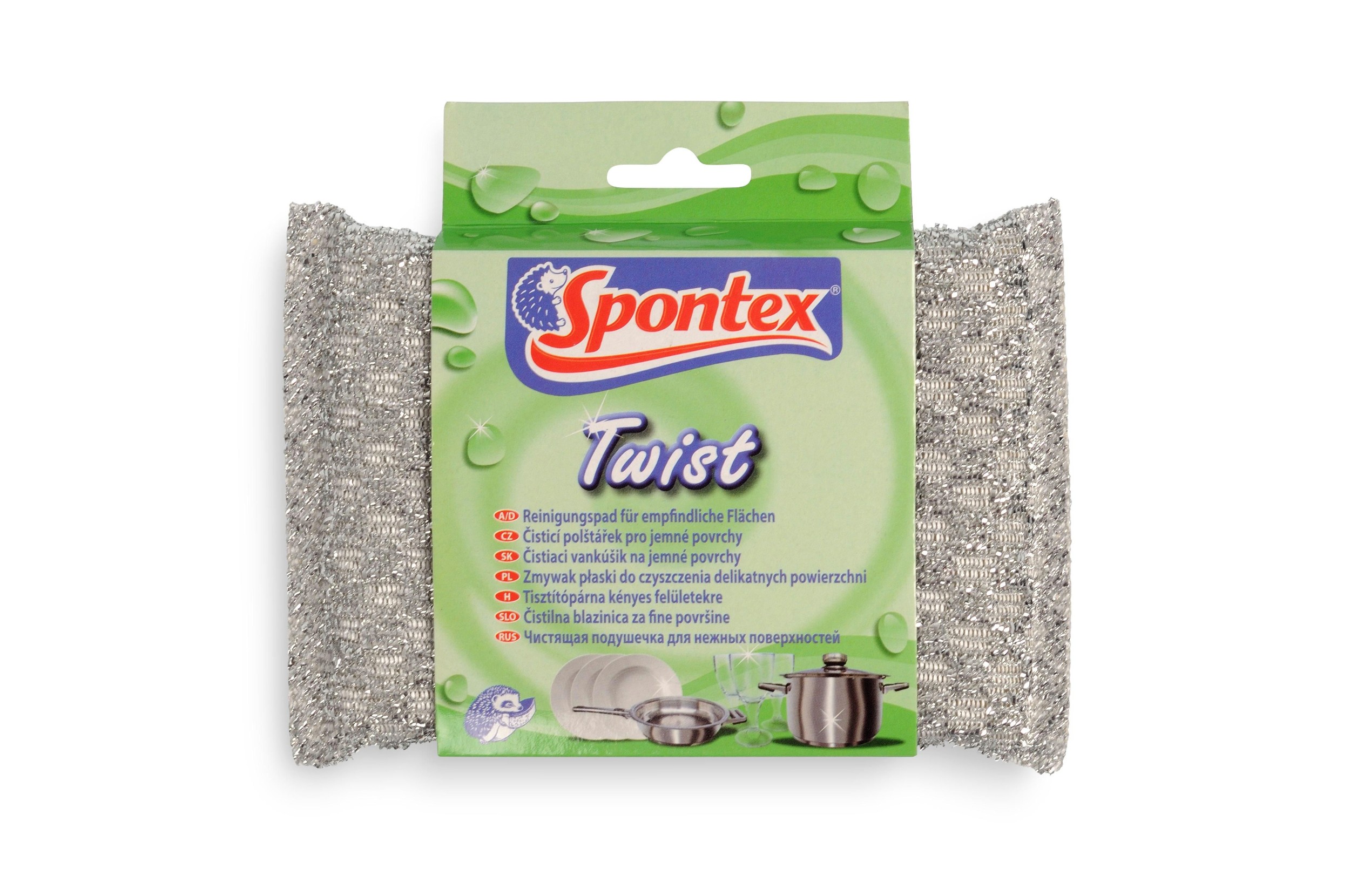 Drogerie a kosmetika - Čistící polštářek Spontex Twist 1 ks