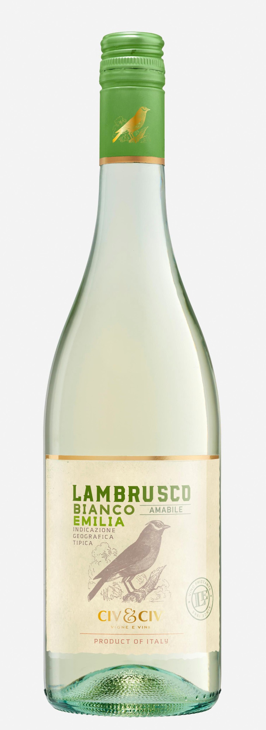 Nápoje - CIV&CIV Lambrusco Bianco amabile dell emilia 0,75 l