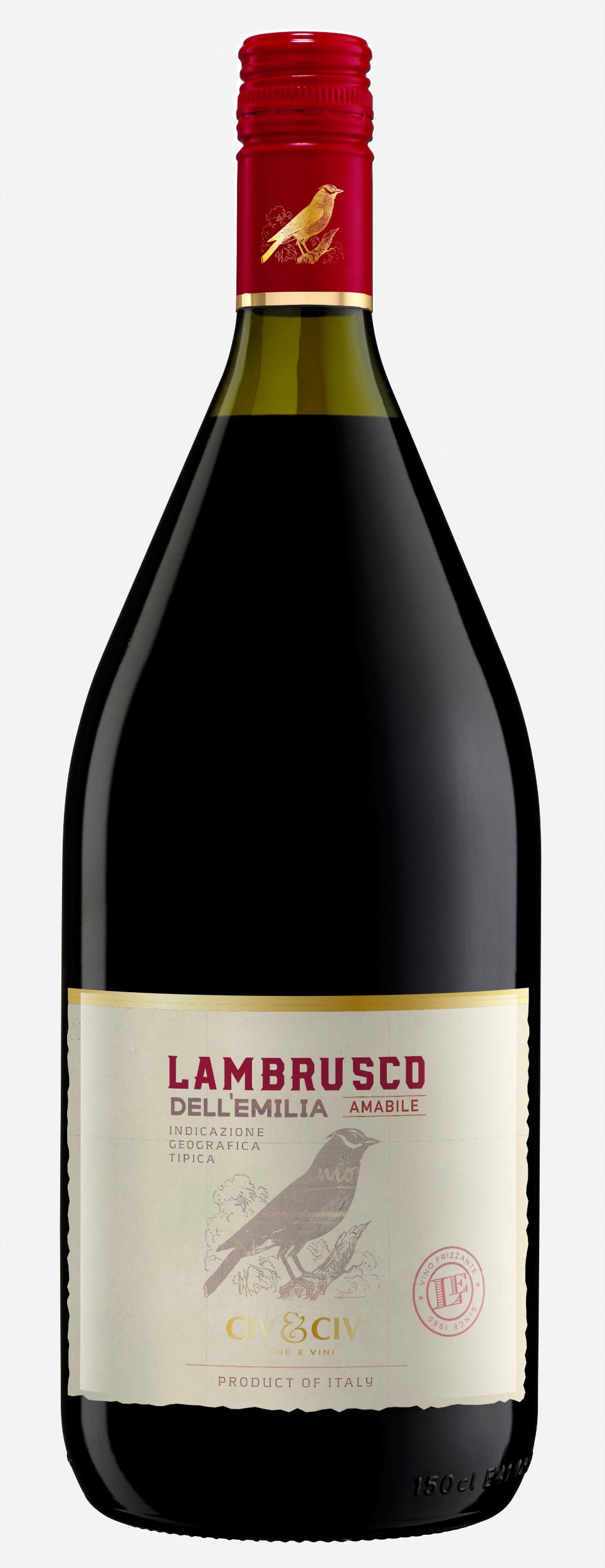 Nápoje - CIV&CIV Lambrusco Rosso IGT 1,5l