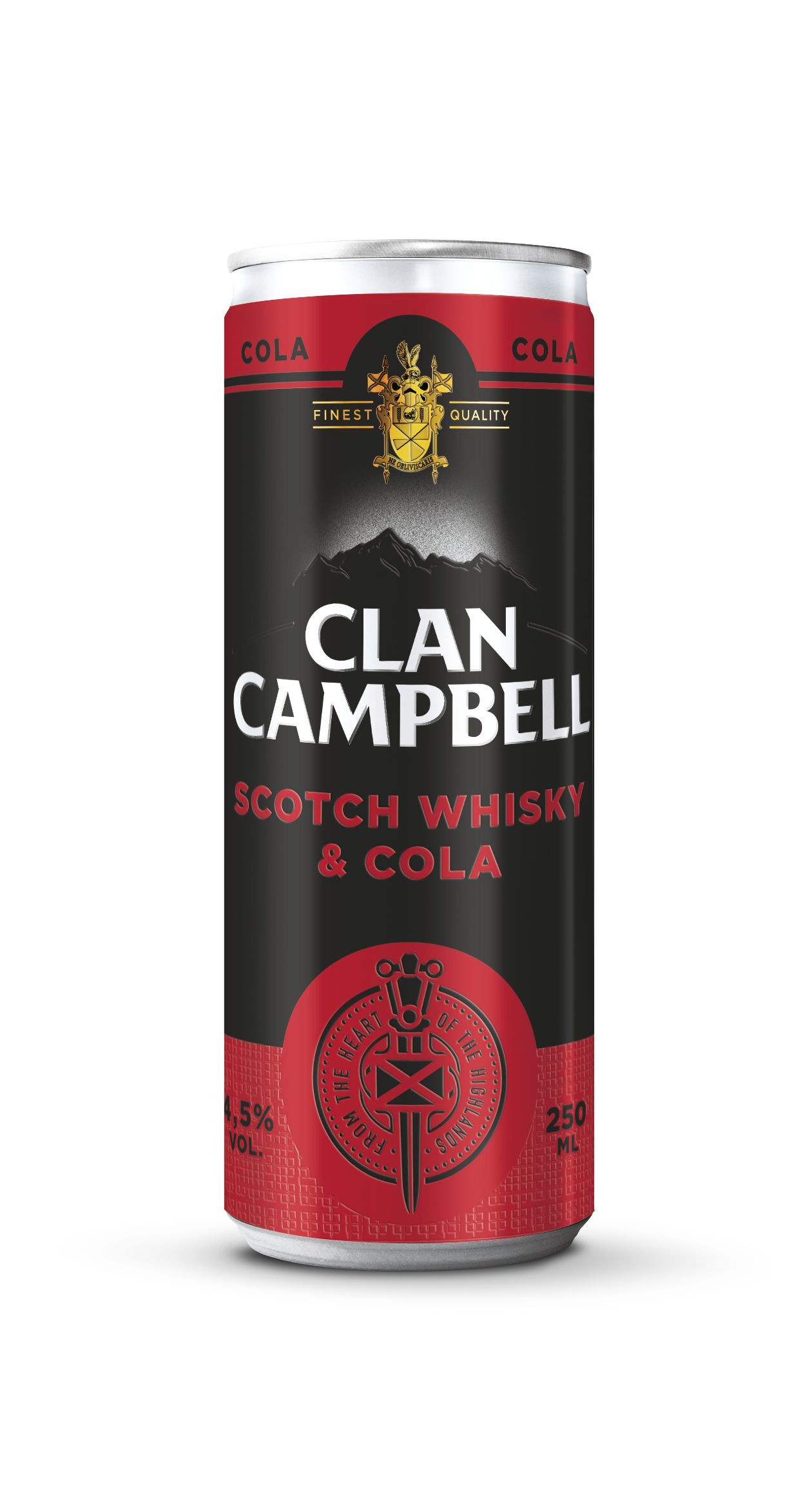 Nápoje - Clan Campbell Whisky & Cola 4.5% 0.25l
