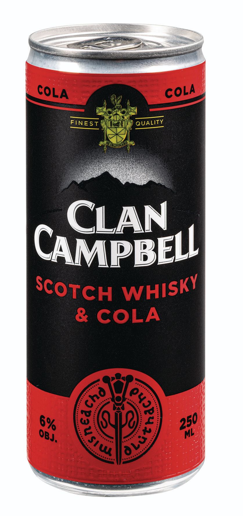 CLAN CAMPBELL WHISKY COLA RTD 6% 0,25L-0