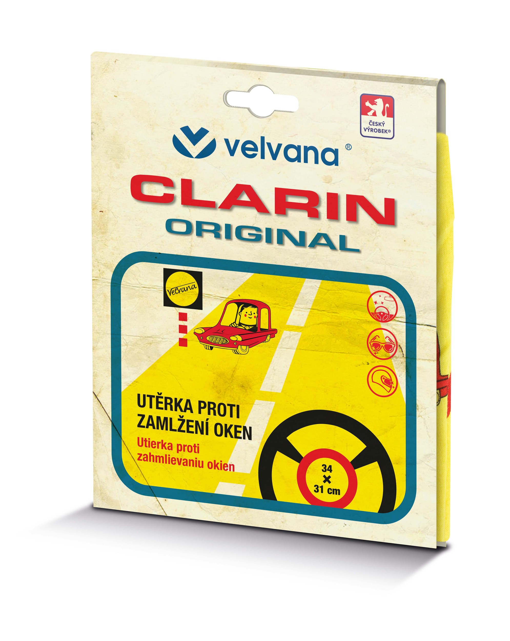 Clarin originál utěrka proti zamlžení oken-0