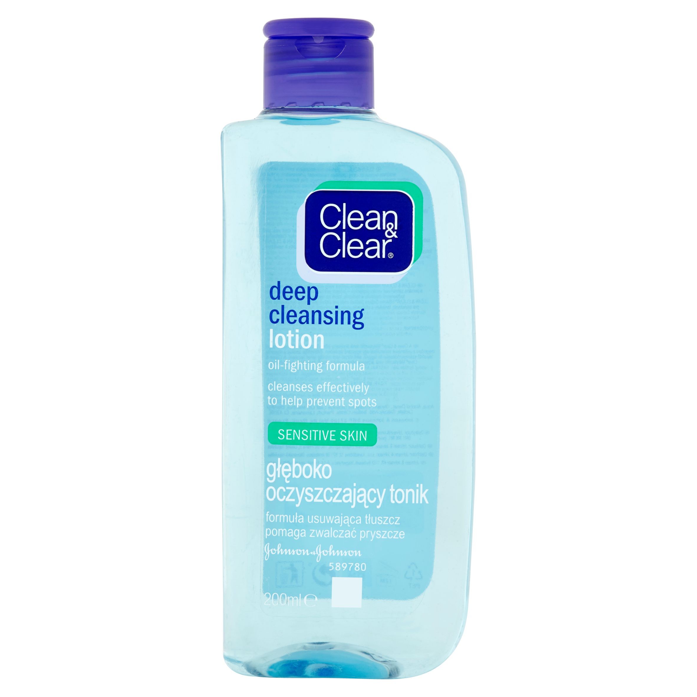 Drogerie a kosmetika - Clean & Clear Hloubkově čisticí pleťová voda pro citlivou pleť 200 ml