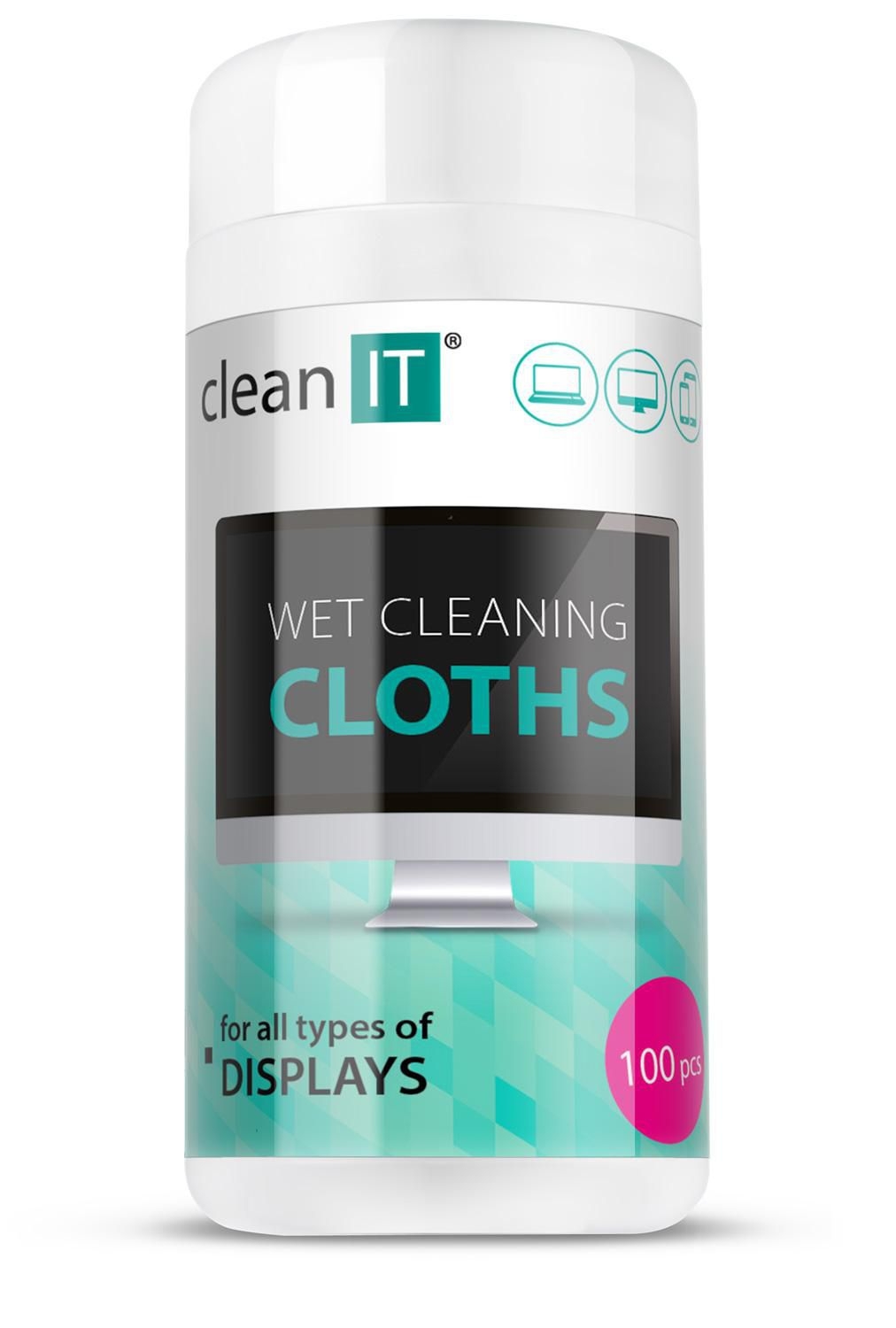 Elektro - Clean it Vlhčené čisticí utěrky na obrazovky 100 ks