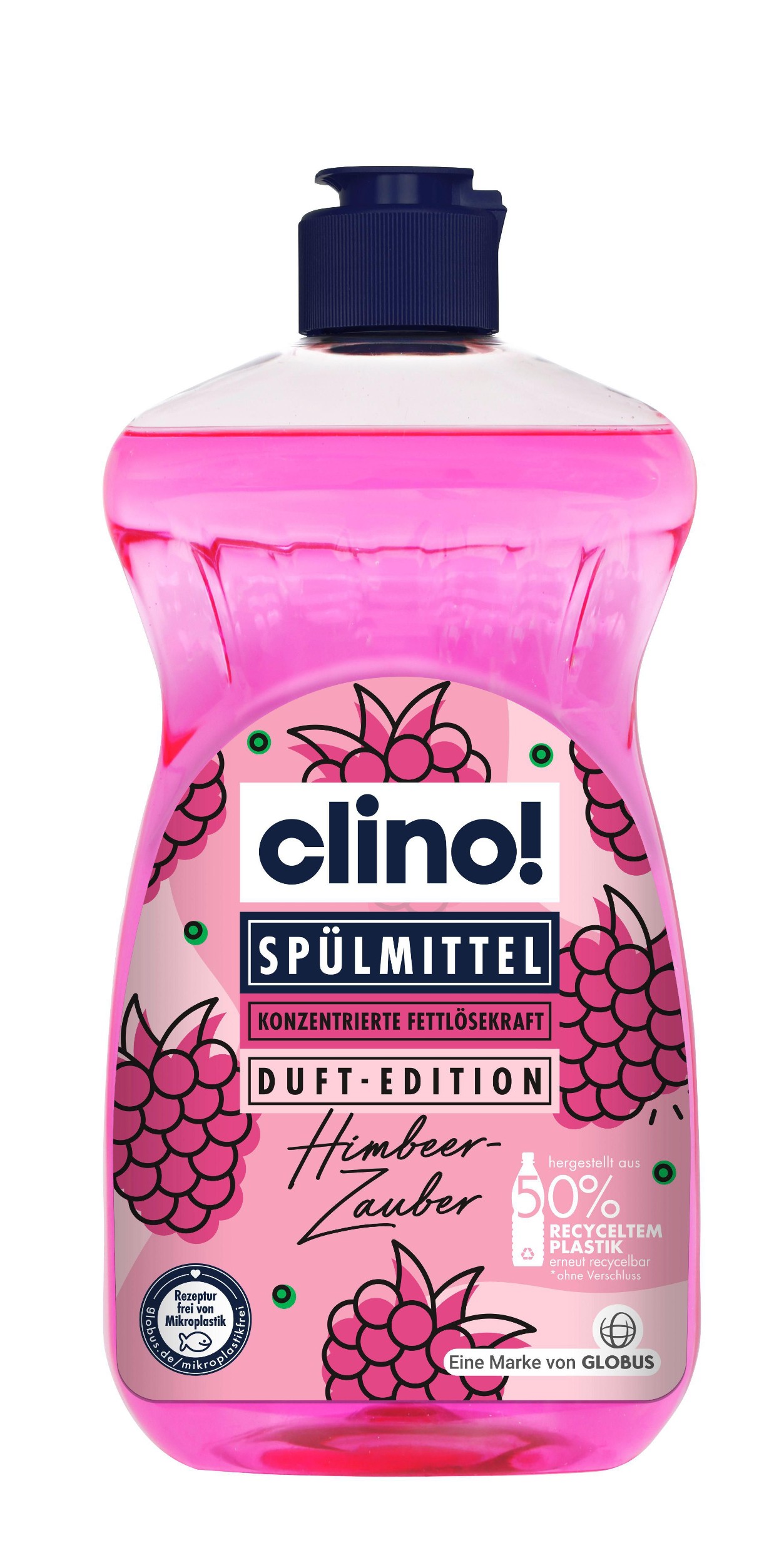 Drogerie a kosmetika - Clino! Na nádobí malina 500ml