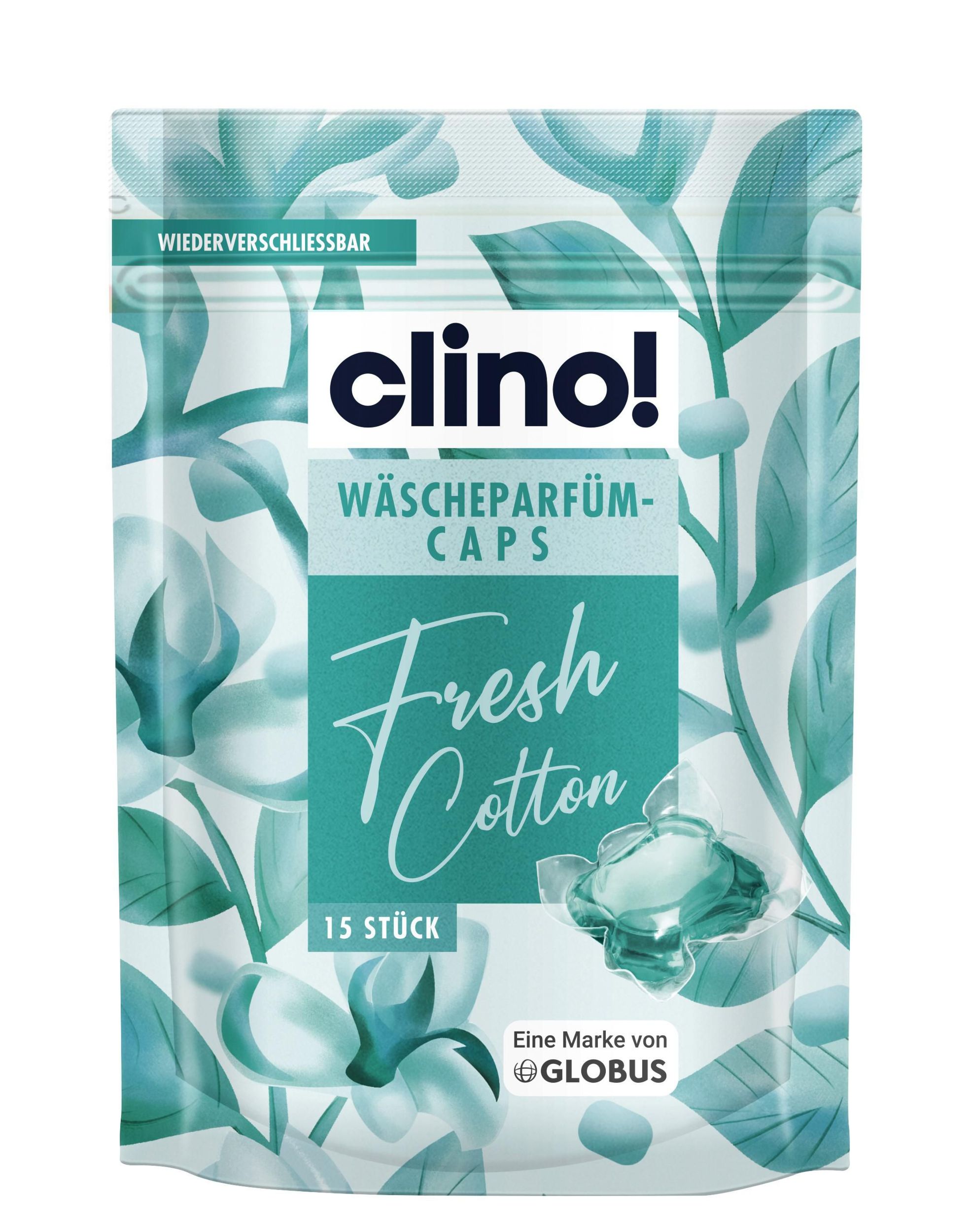 Drogerie a kosmetika - clino! Vonné kapsle na prádlo fresh cotton