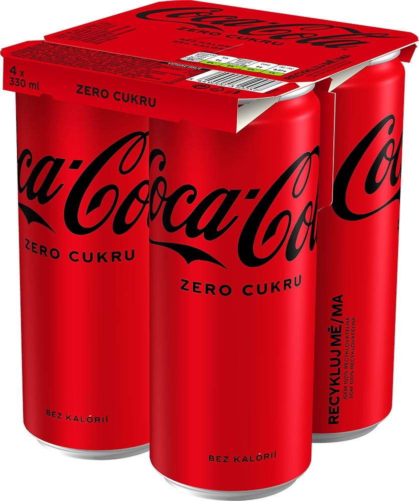 Coca-Cola Zero 4x330 ml-0