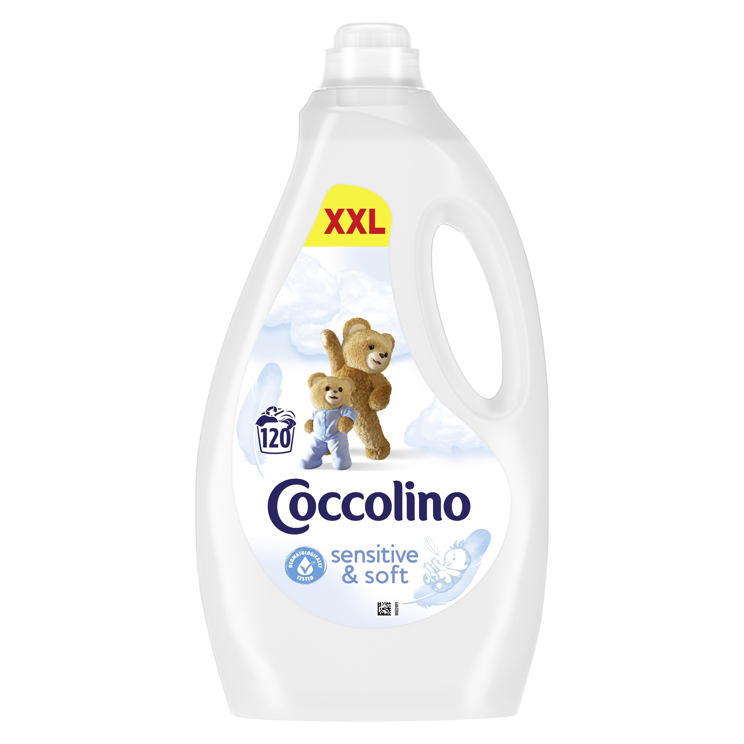 Drogerie a kosmetika - Coccolino aviváž Sensitive Pure 3l 120 dávek