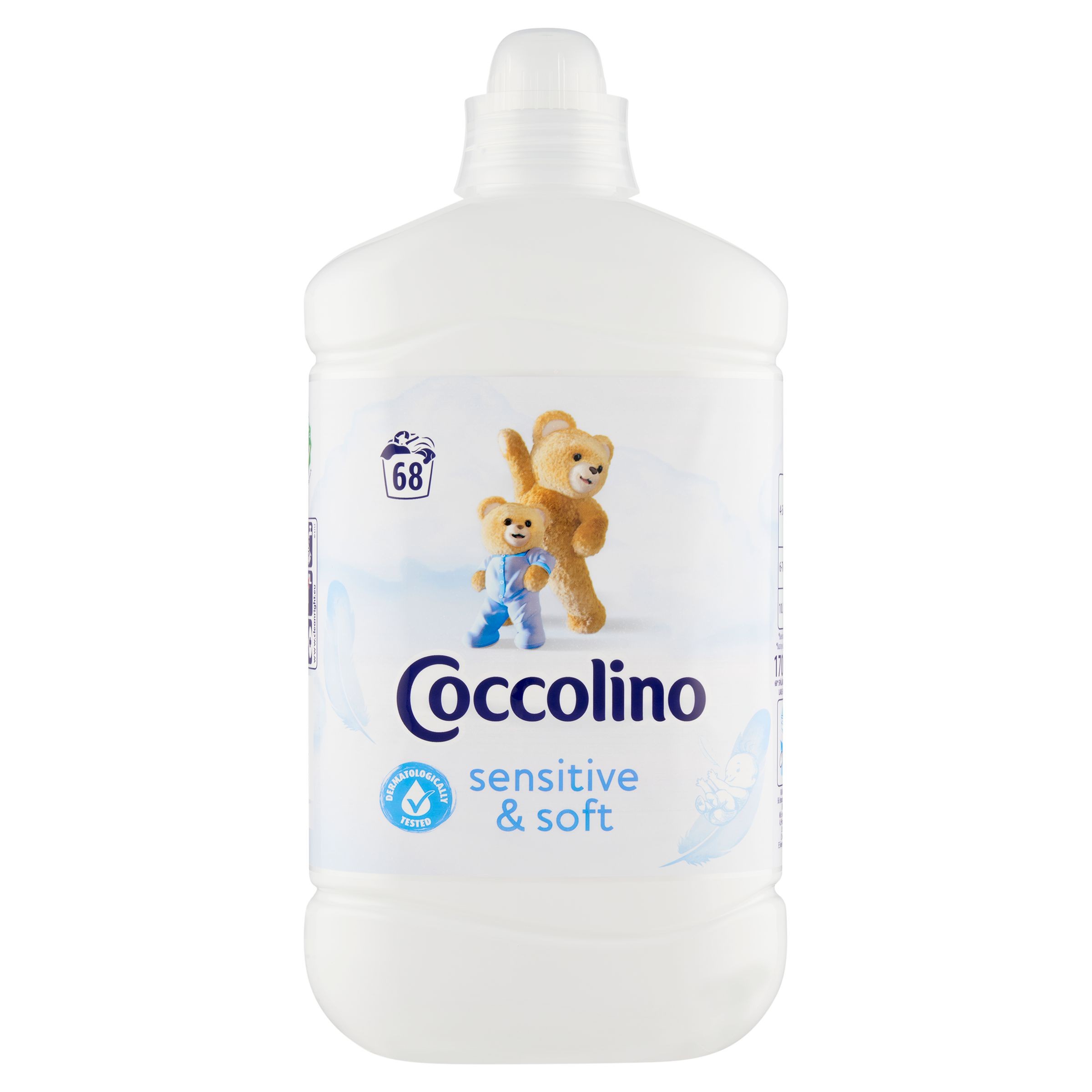 Drogerie a kosmetika - Coccolino White Sensitive  1,7 l