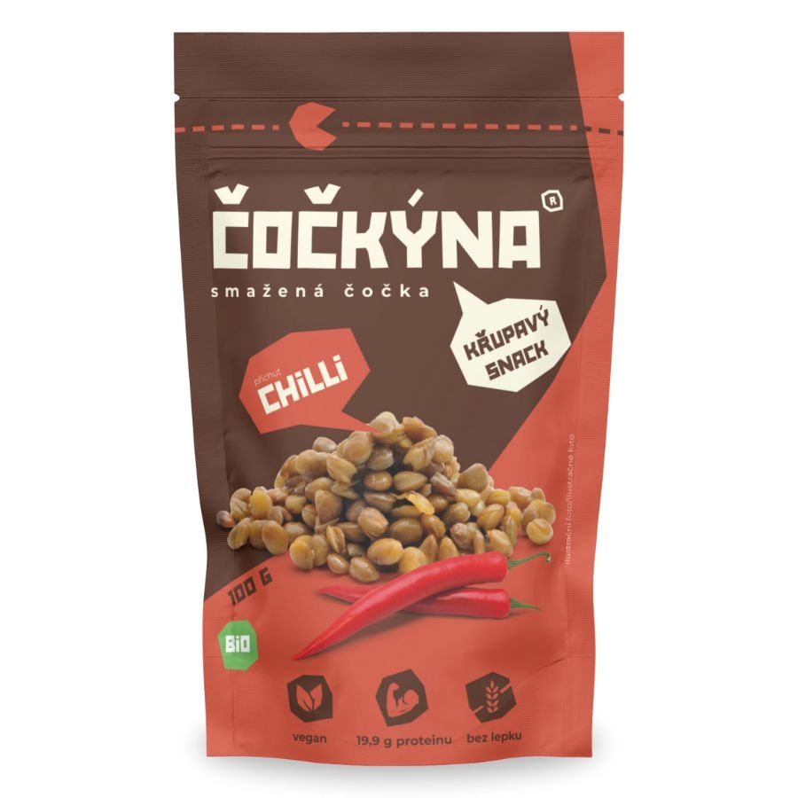 Zdravý svět - Čočkýna Smažená čočka BIO chilli 100g