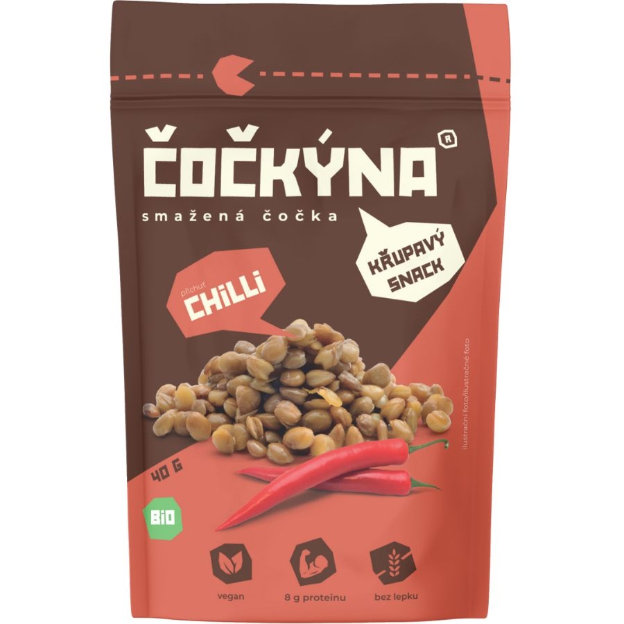 Zdravý svět - Čočkýna Smažená čočka BIO chilli 40g