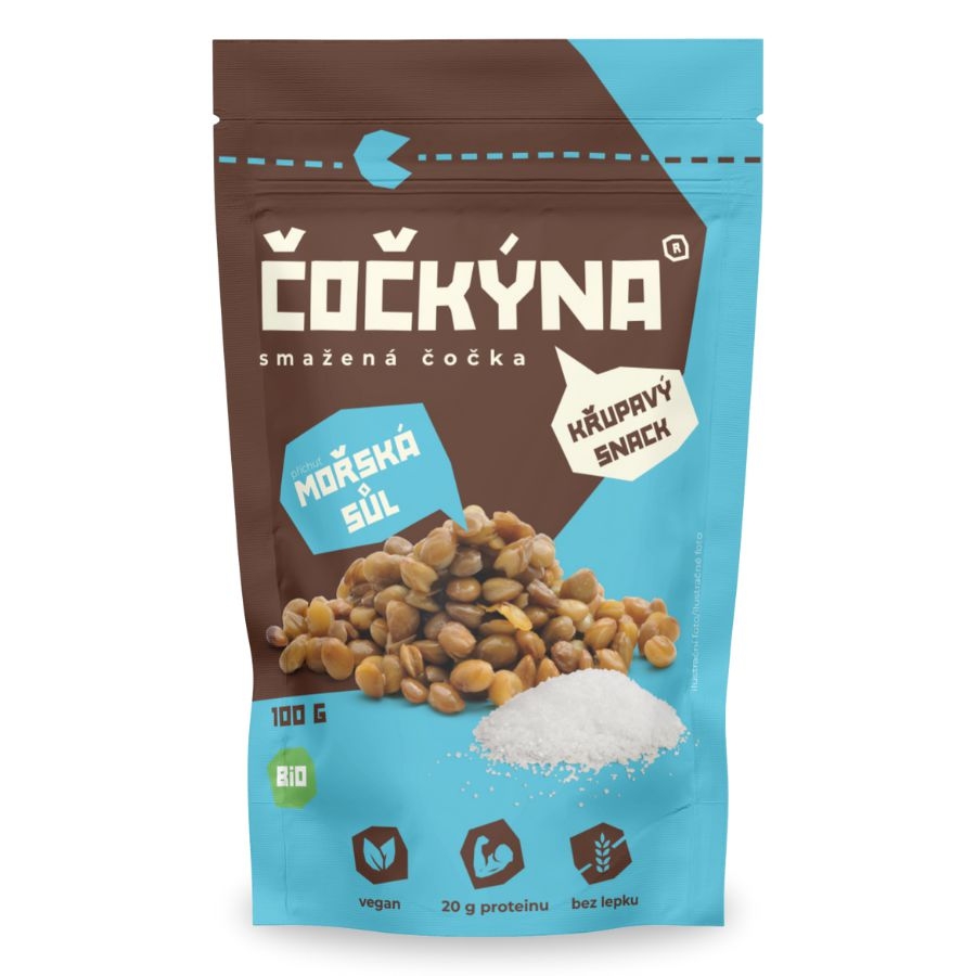 Zdravý svět - Čočkýna Smažená čočka BIO mořská sůl 100g