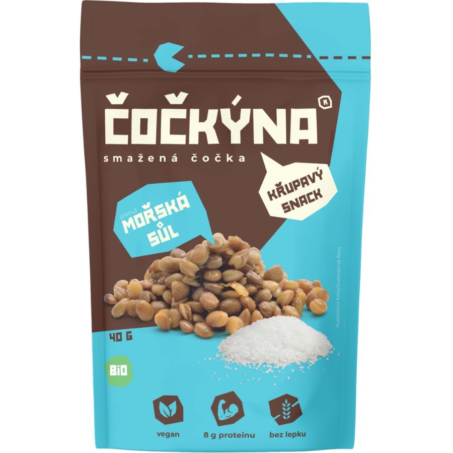 Zdravý svět - Čočkýna Smažená čočka BIO mořská sůl 40g