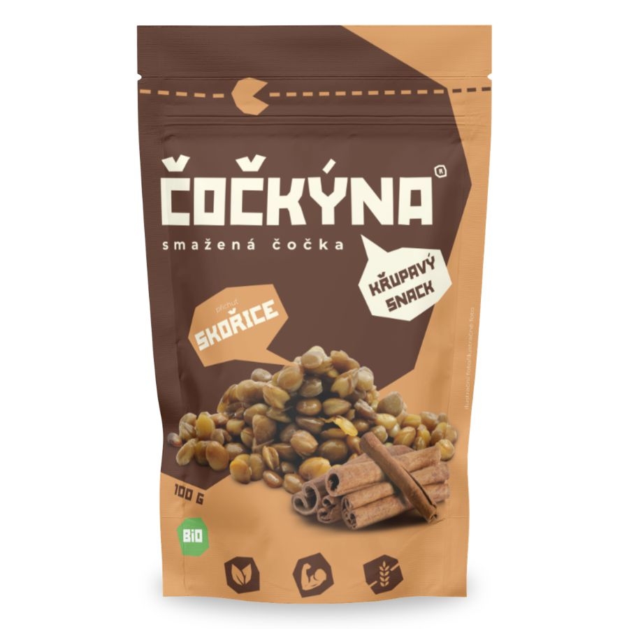 Zdravý svět - Čočkýna Smažená čočka BIO skořice 100g