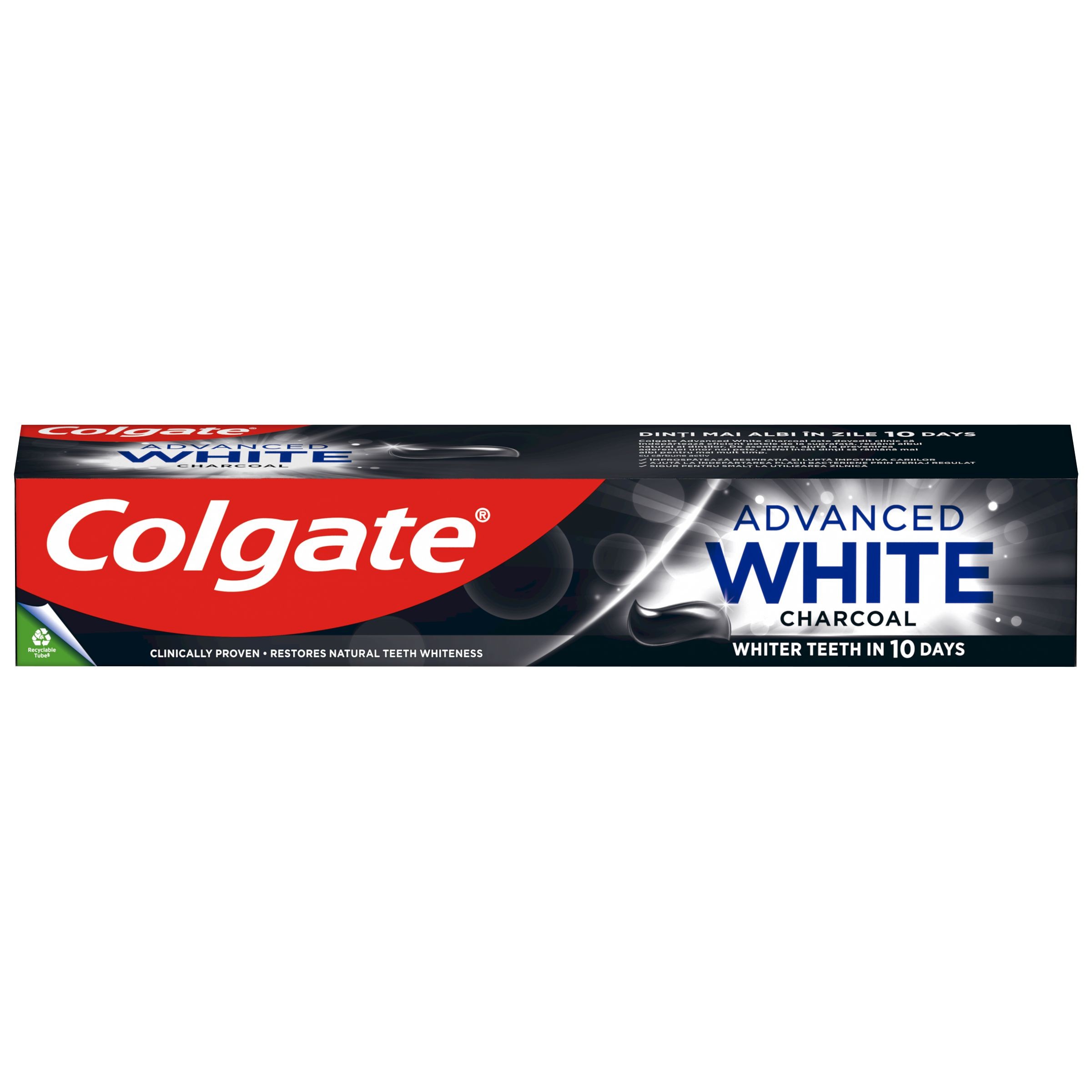 Drogerie a kosmetika - Colgate Advanced White Charcoal zubní pasta 125 ml