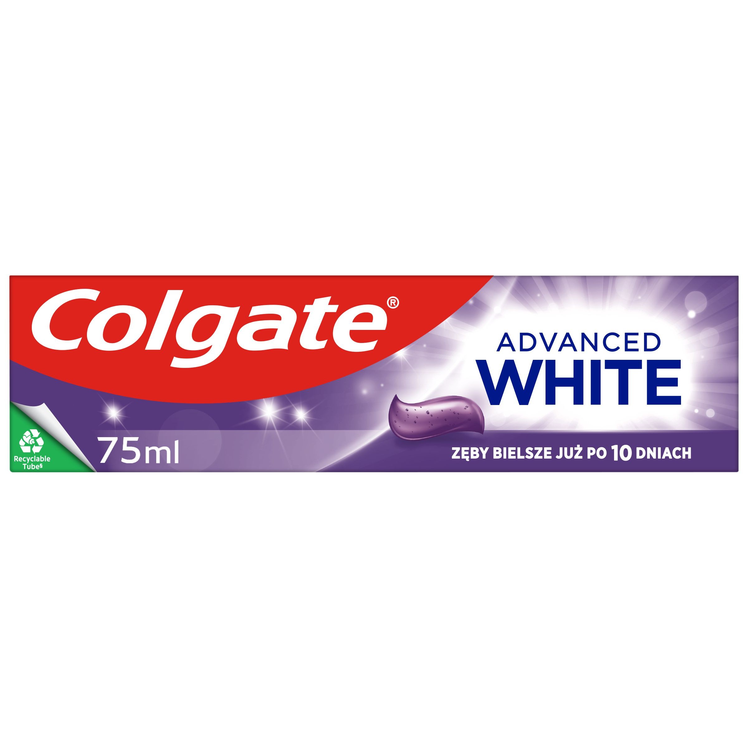 Drogerie a kosmetika - Colgate Advanced White Purple 75ml
