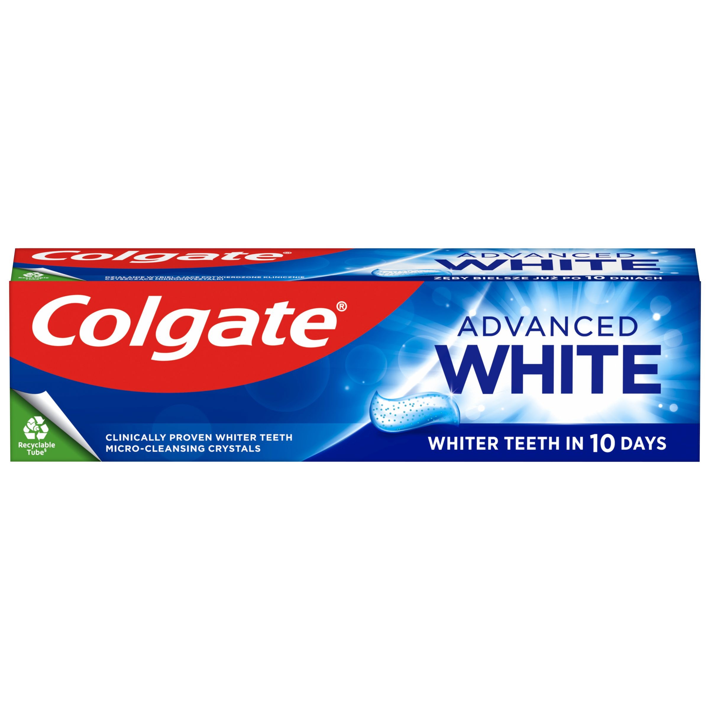 Drogerie a kosmetika - Colgate Advanced White zubní pasta 75 ml