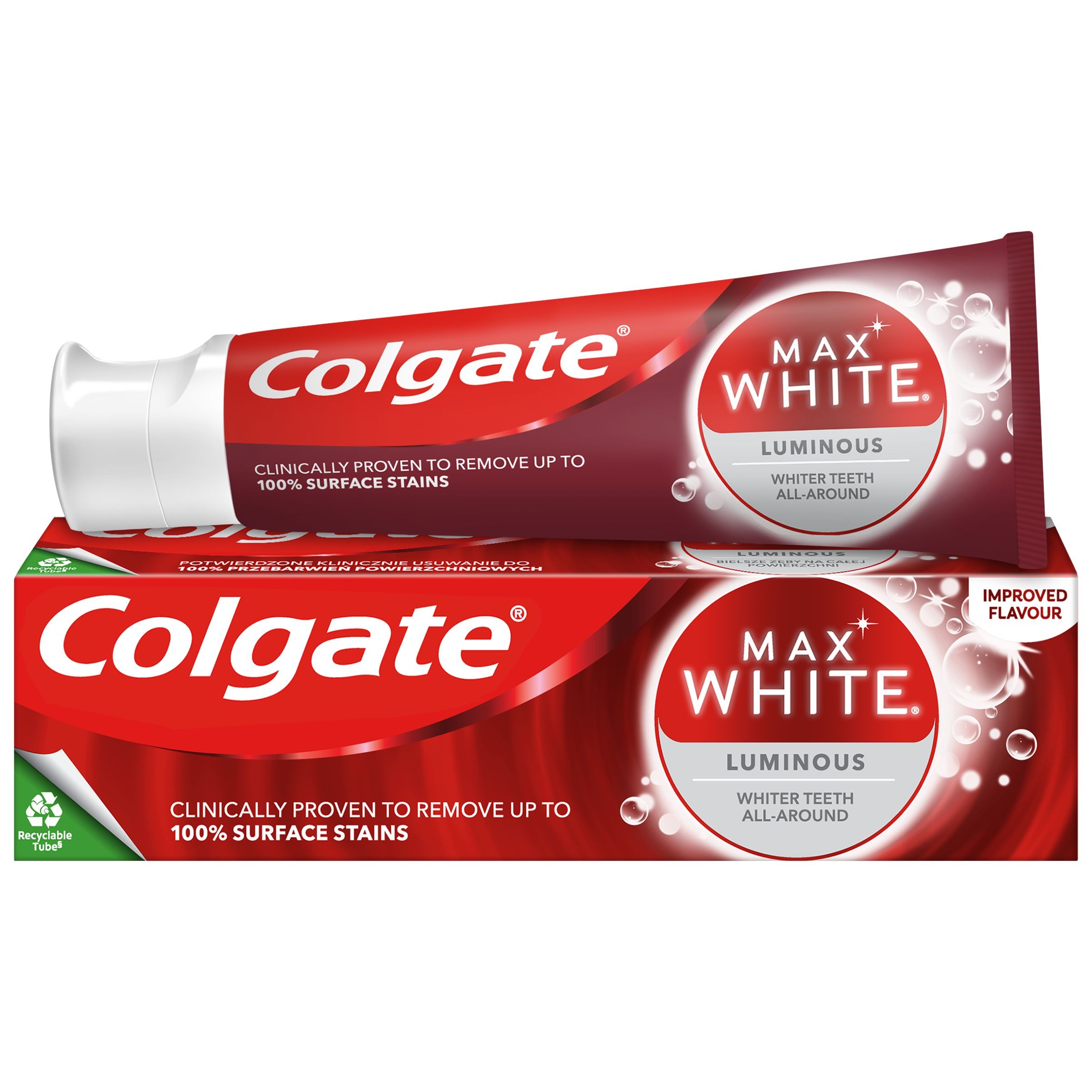 Drogerie a kosmetika - Colgate Max White Luminous zubní pasta 75 ml