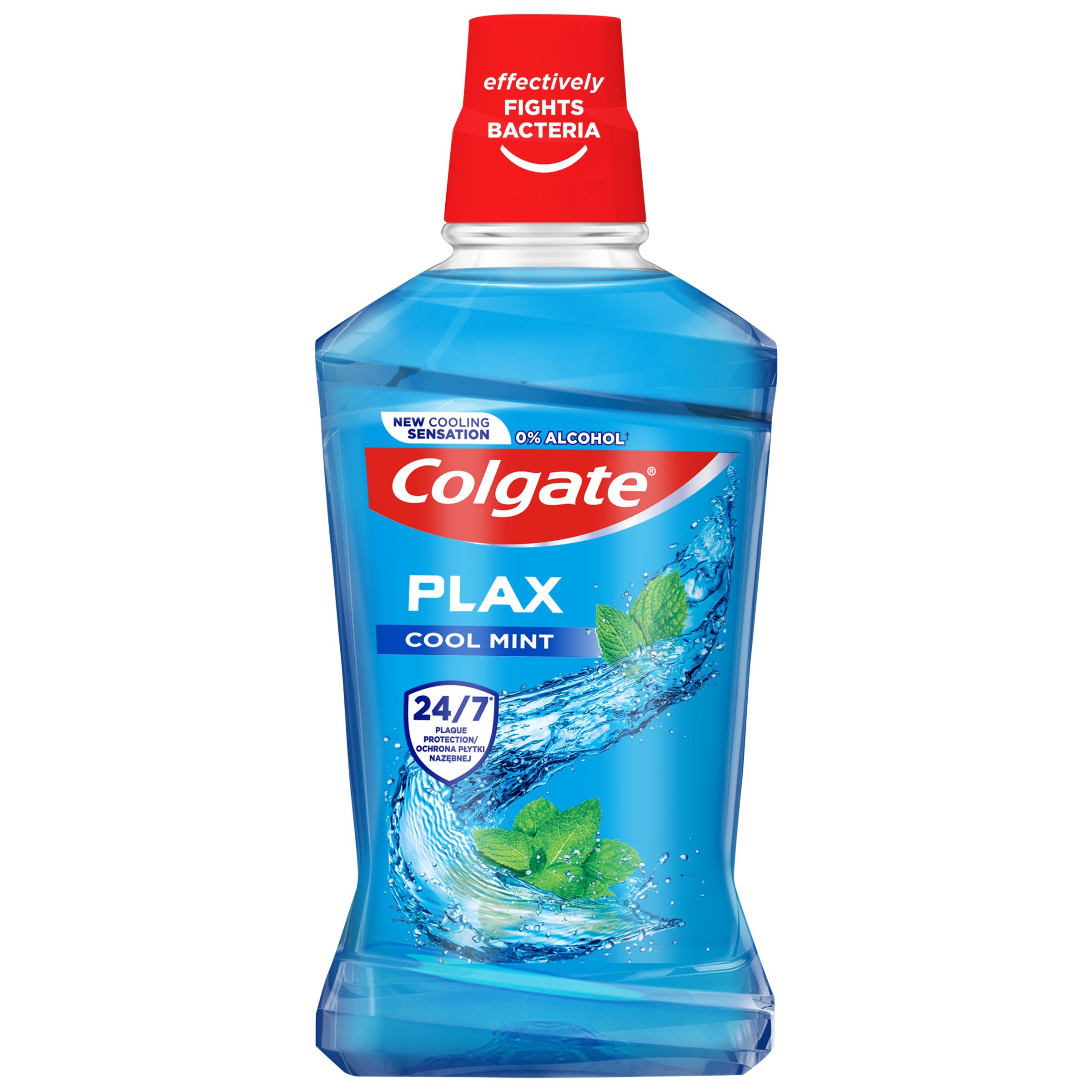 Drogerie a kosmetika - Colgate Plax Cool mint ústní voda 500 ml
