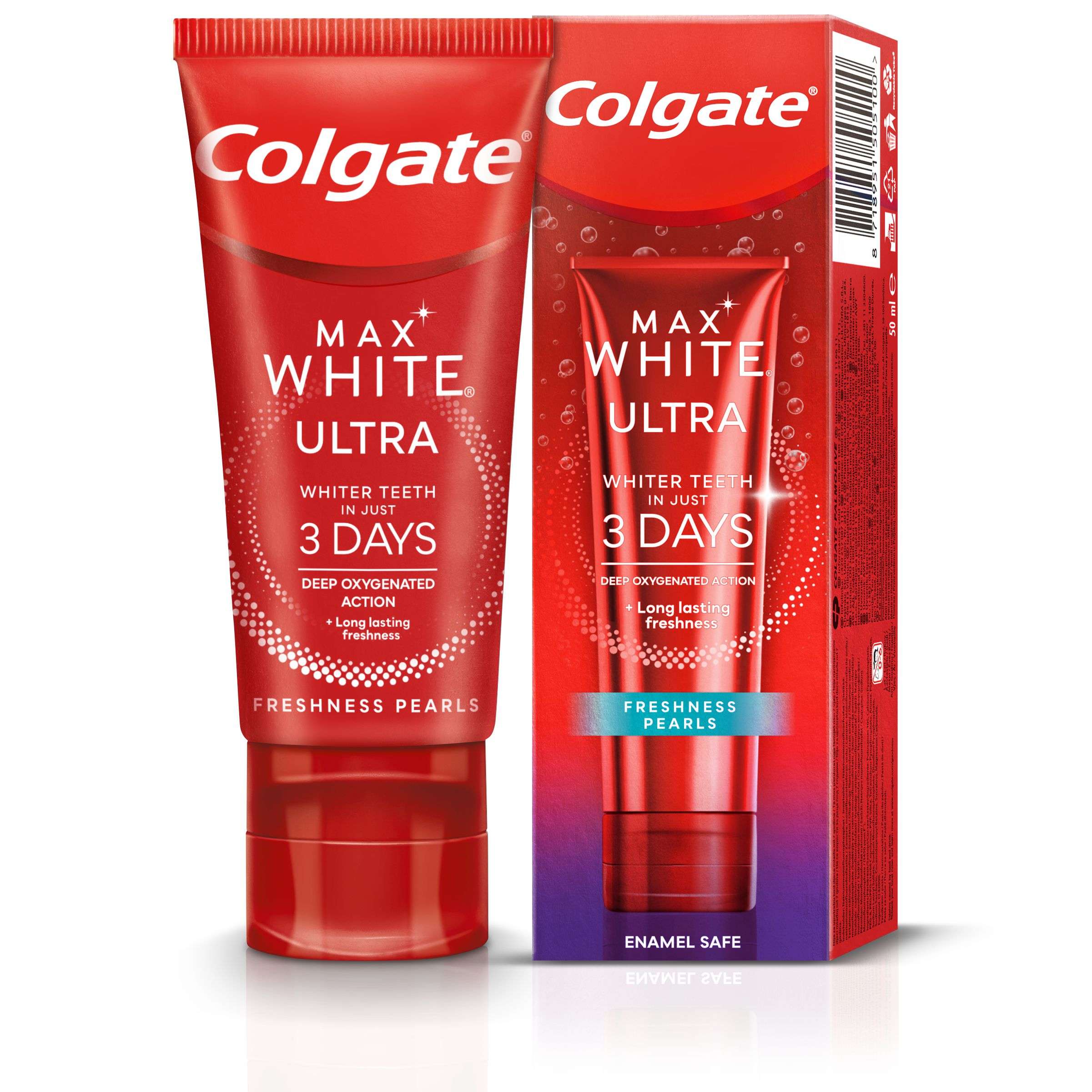 Drogerie a kosmetika - Colgate Zubní pasta Max White Ultra Freshness Pearls 50 ml