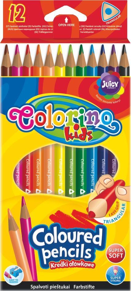 Domácnost a Zahrada - Colorino Pastelky trojhranné 12 barev