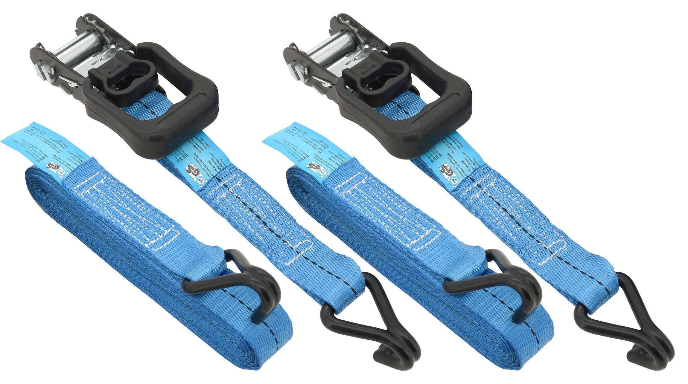 Compass Popruh s ráčnou a háky 2ks 400daN 32mm x 4,90m TÜV