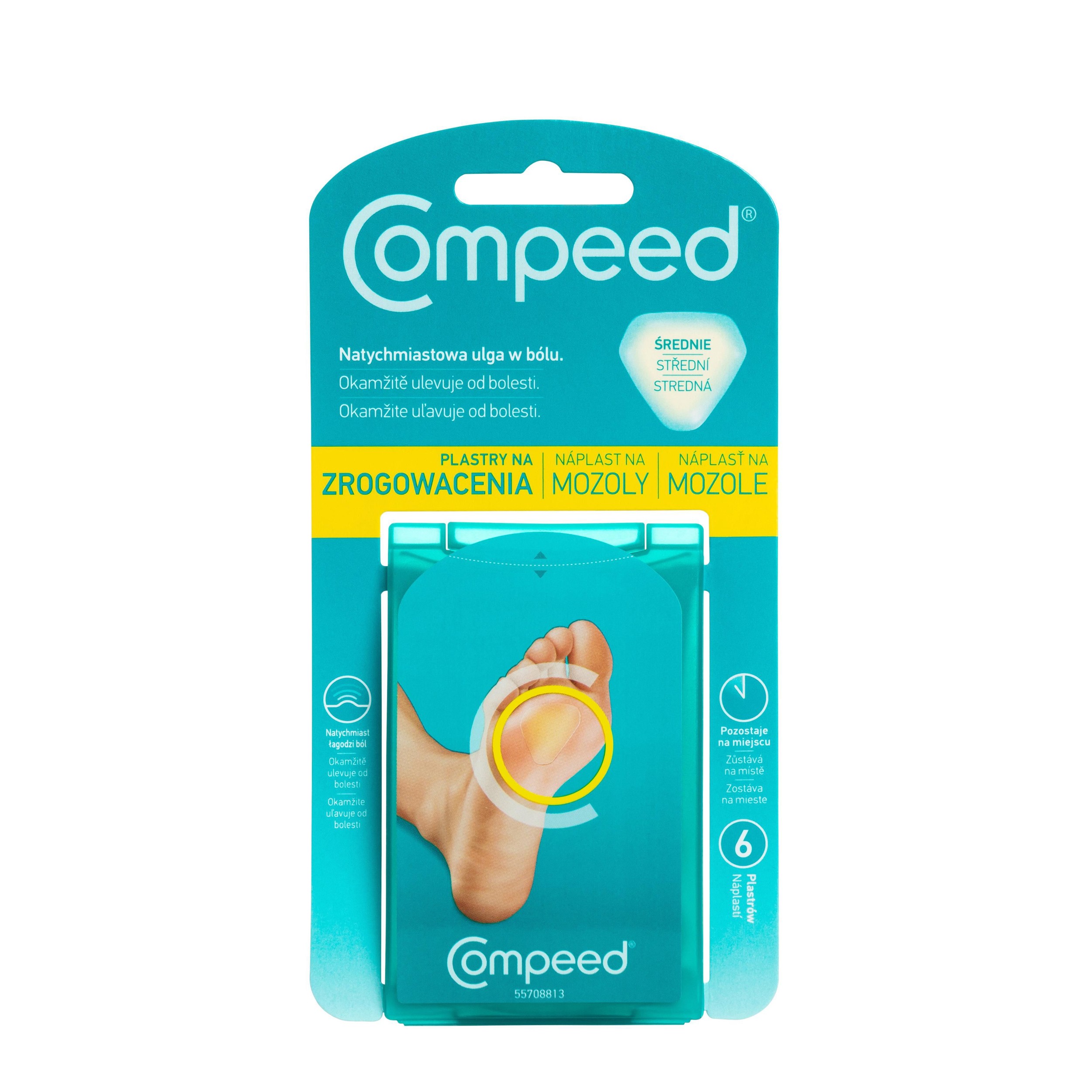 Péče o zdraví - Compeed Náplast na mozoly 6 ks