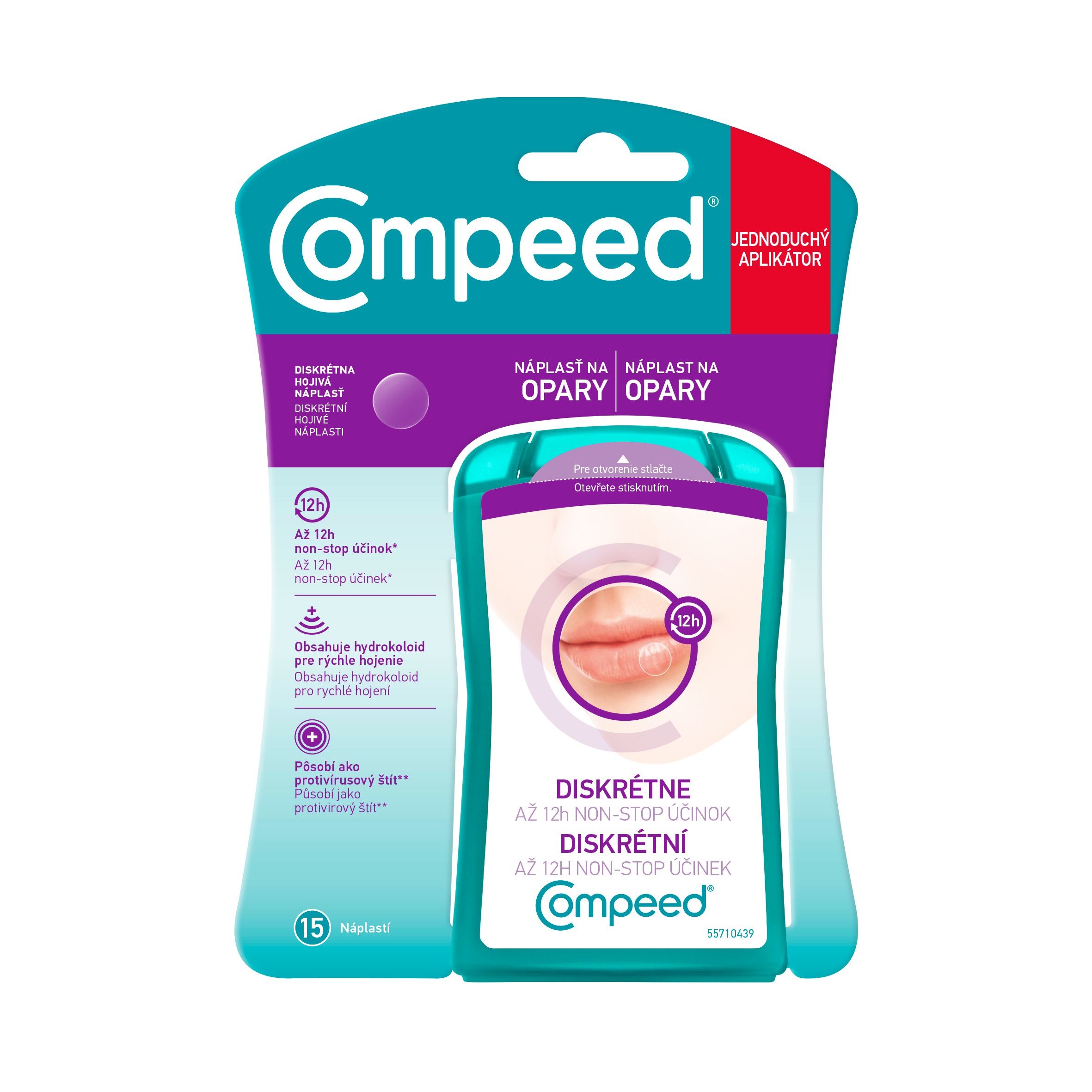 Péče o zdraví - Compeed Náplast na opary 15ks