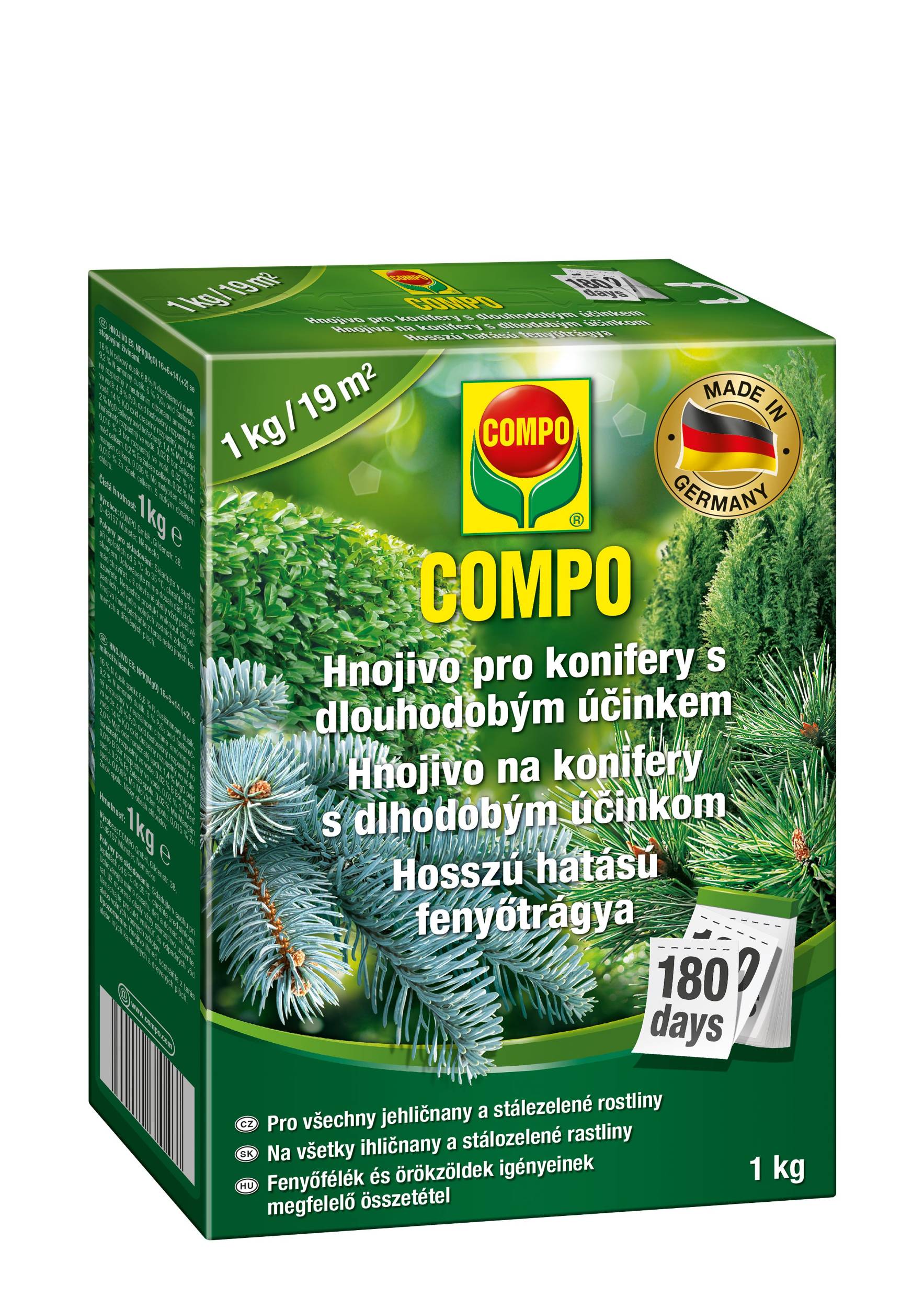 Domácnost a Zahrada - Compo Hnojivo pro konifery s dlouhodobým účinkem 850g