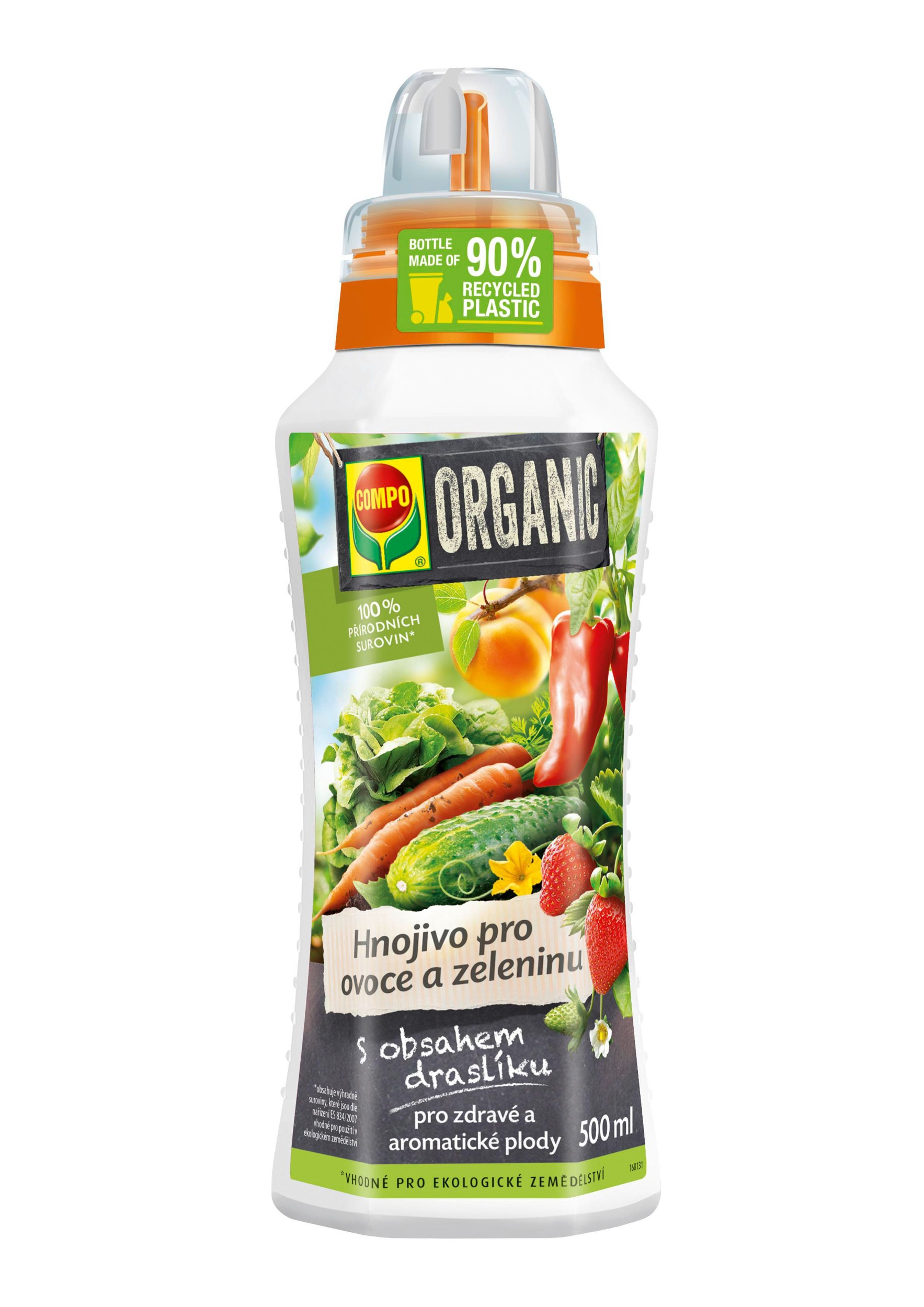 Domácnost a Zahrada - Compo ORGANIC hnojivo pro ovoce a zeleninu 500 ml