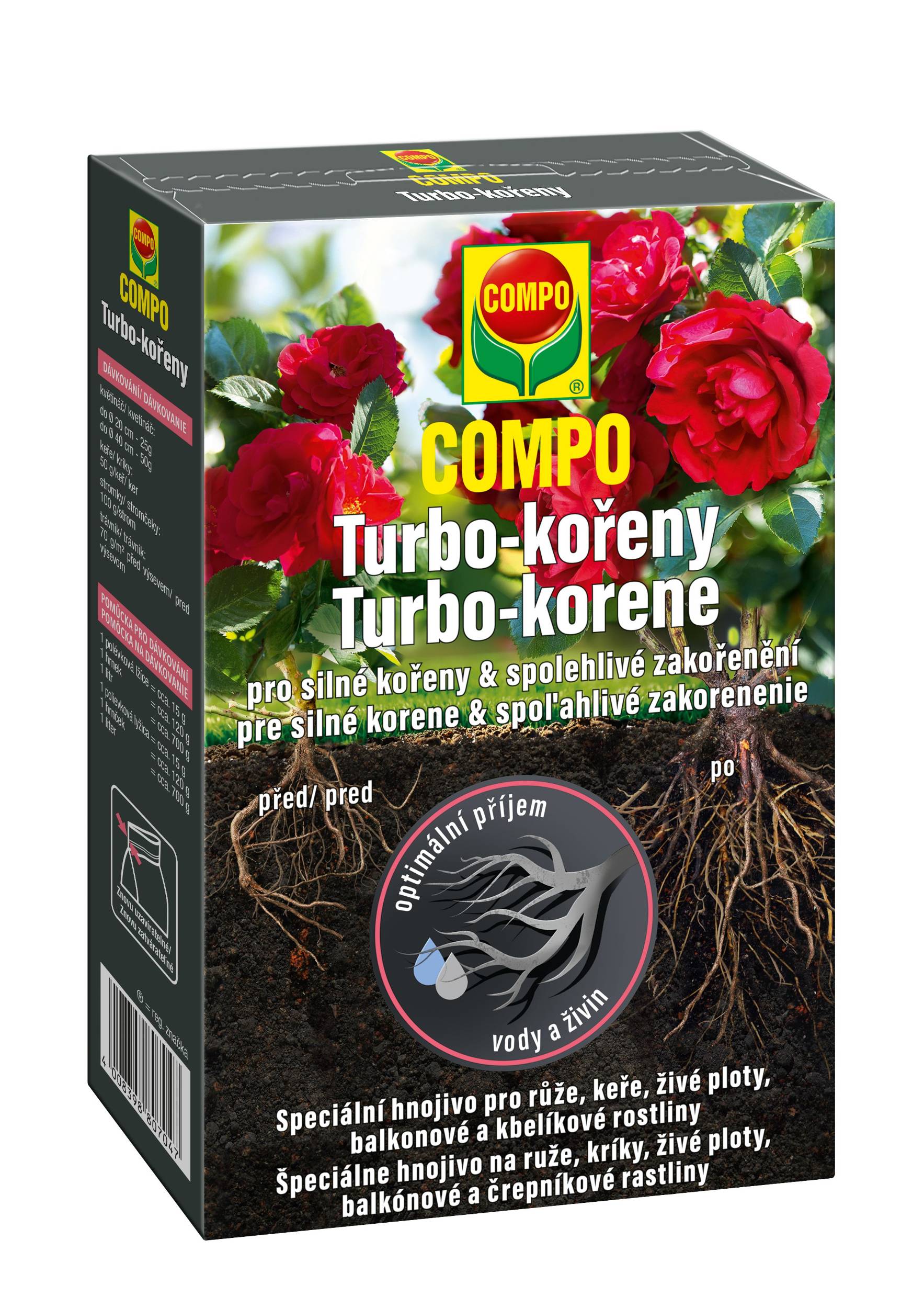 Domácnost a Zahrada - COMPO Turbo-kořeny 700 g