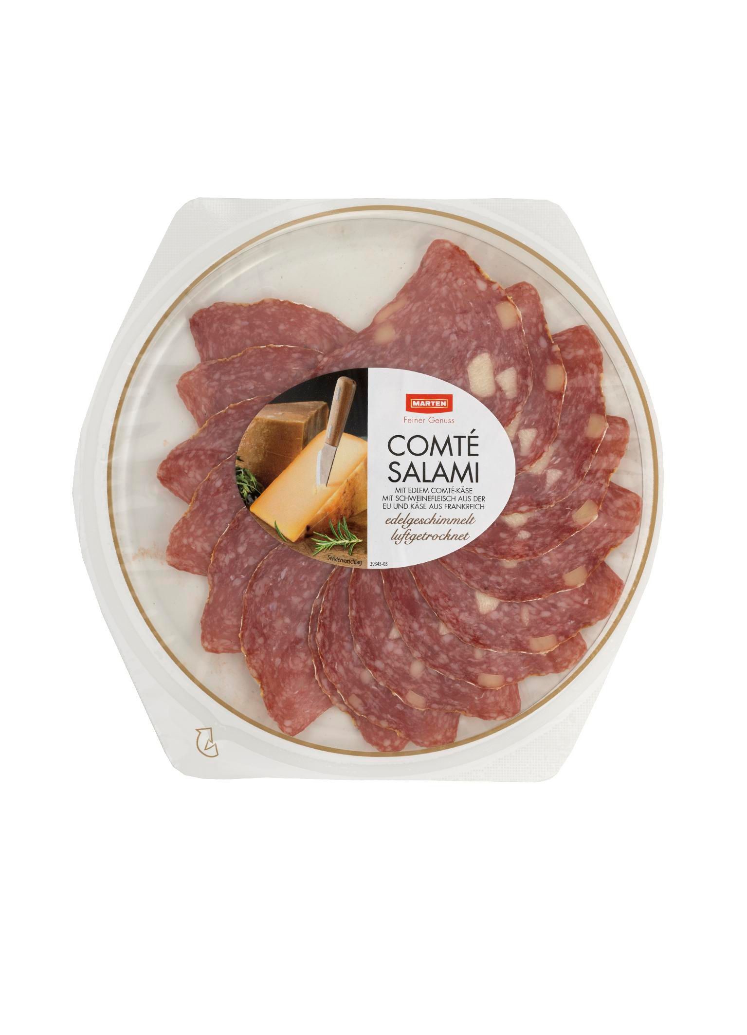 Uzeniny a lahůdky - Comté Salám krájený 80 g