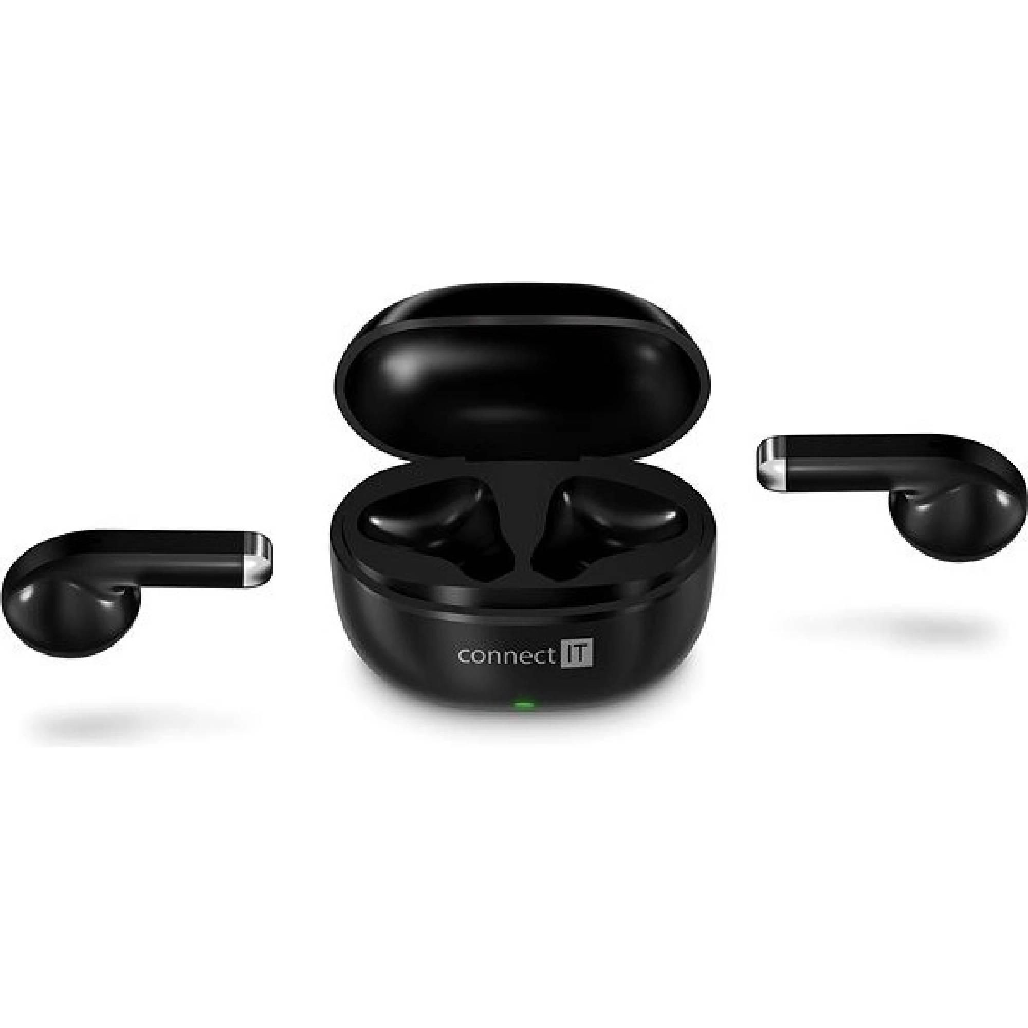 Elektro - Connect It BT sluchátka True Wireless SonicBass černá