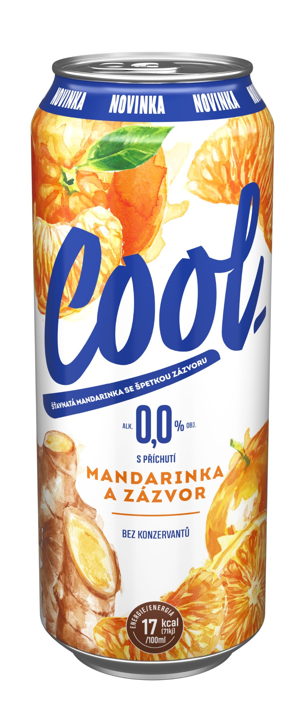 Nápoje - COOL 0,0% příchuť mandarinka se zázvorem