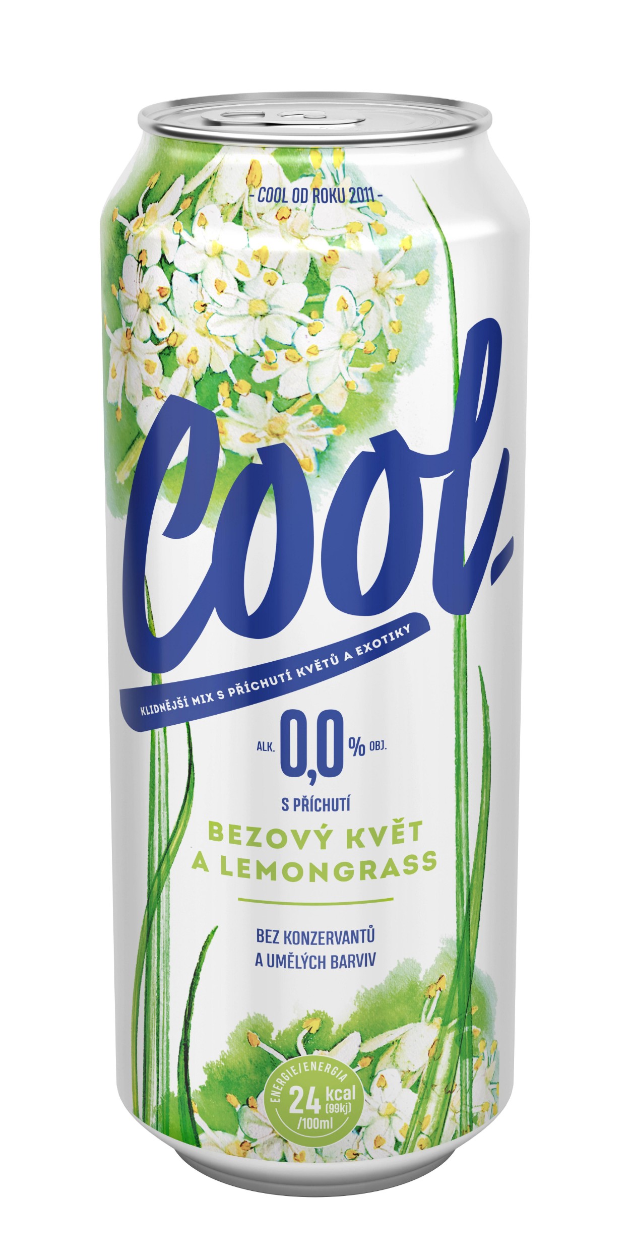 Nápoje - Cool S příchutí bezový květ & lemongrass nealko 0,5 l
