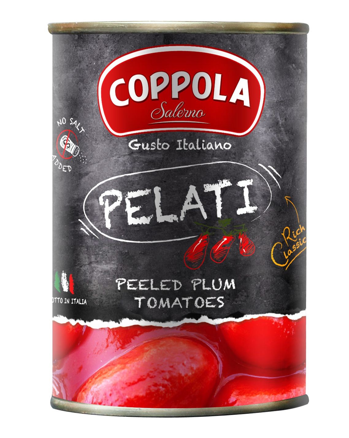 Trvanlivé potraviny - Coppola Loupaná švestková rajčata 400 g