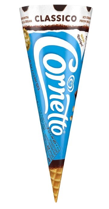 Mražené potraviny - Cornetto Classico 125ml