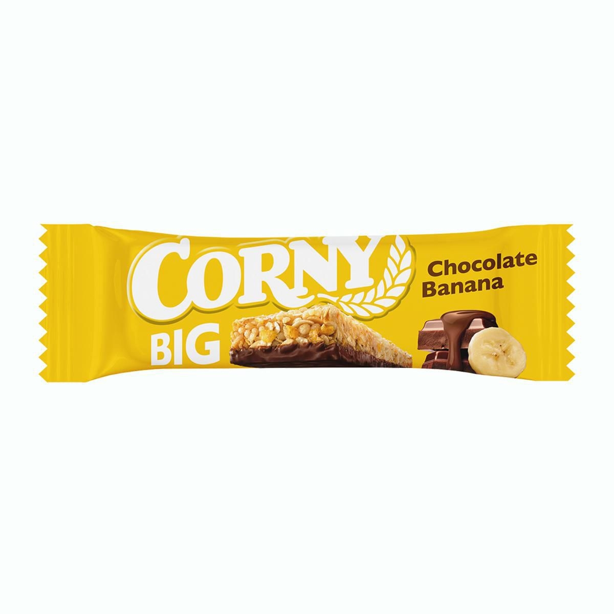 Trvanlivé potraviny - Corny BIG Cereální tyčinka banán v mléčné čokoládě 50 g