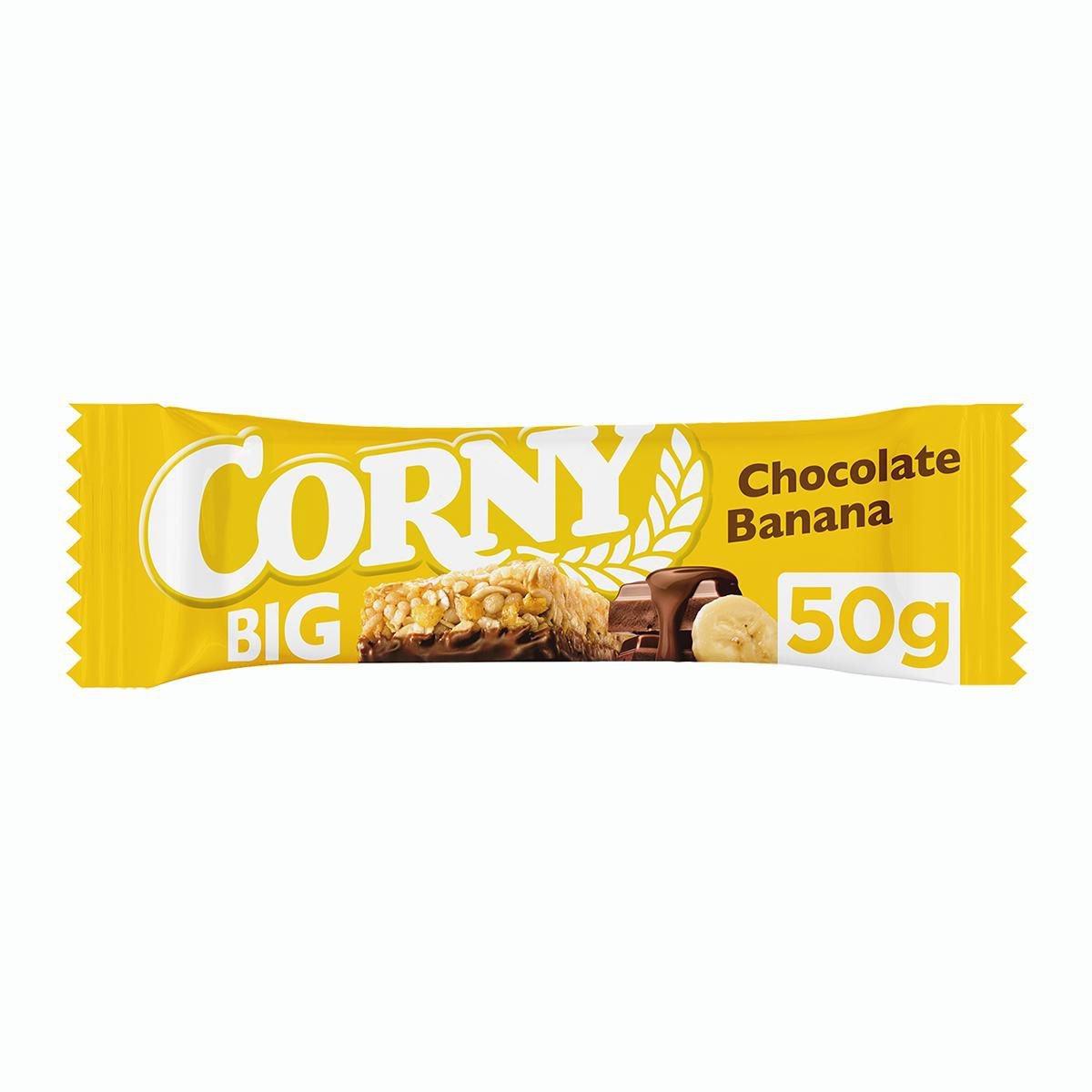 Corny BIG Cereální tyčinka banán v mléčné čokoládě 50 g-0