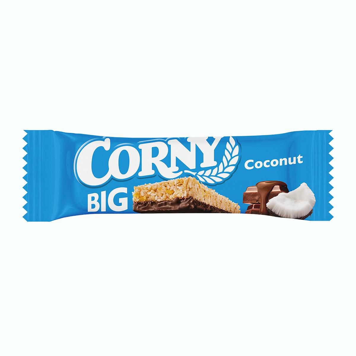 Trvanlivé potraviny - Corny BIG Cereální tyčinka kokos v mléčné čokoládě 50 g
