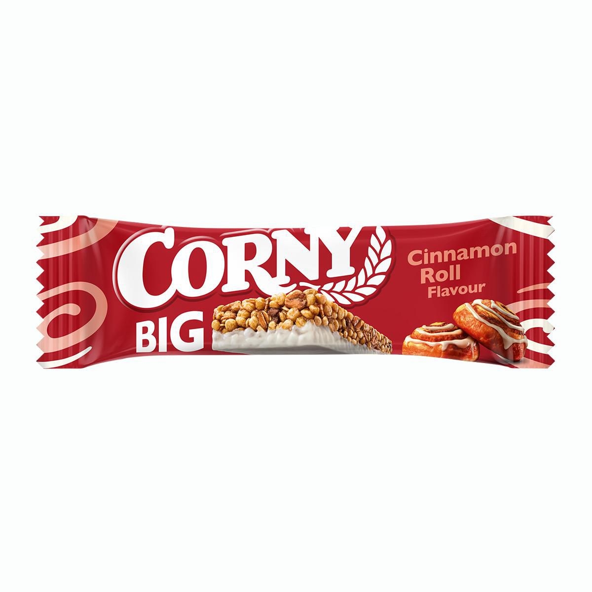 Trvanlivé potraviny - Corny BIG Cereální tyčinka skořicová rolka 40 g