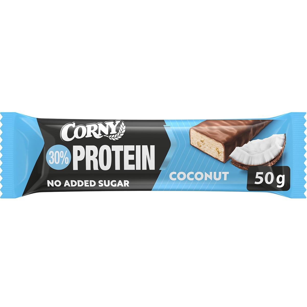 Trvanlivé potraviny - CORNY Protein 30% kokos 50 g