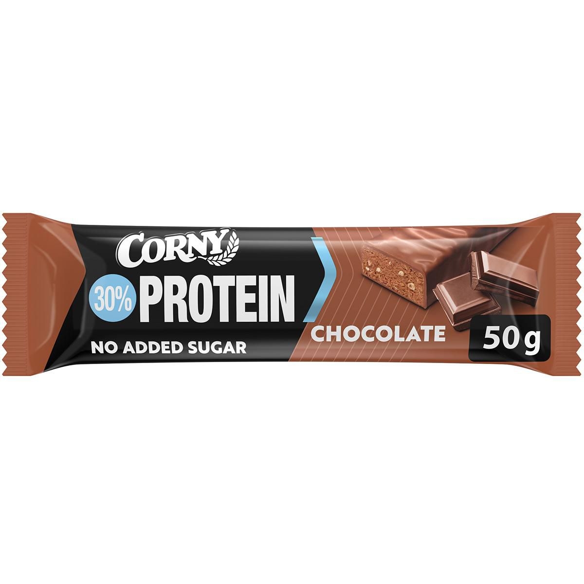 Trvanlivé potraviny - CORNY Protein 30% mléčná čokoláda 50 g