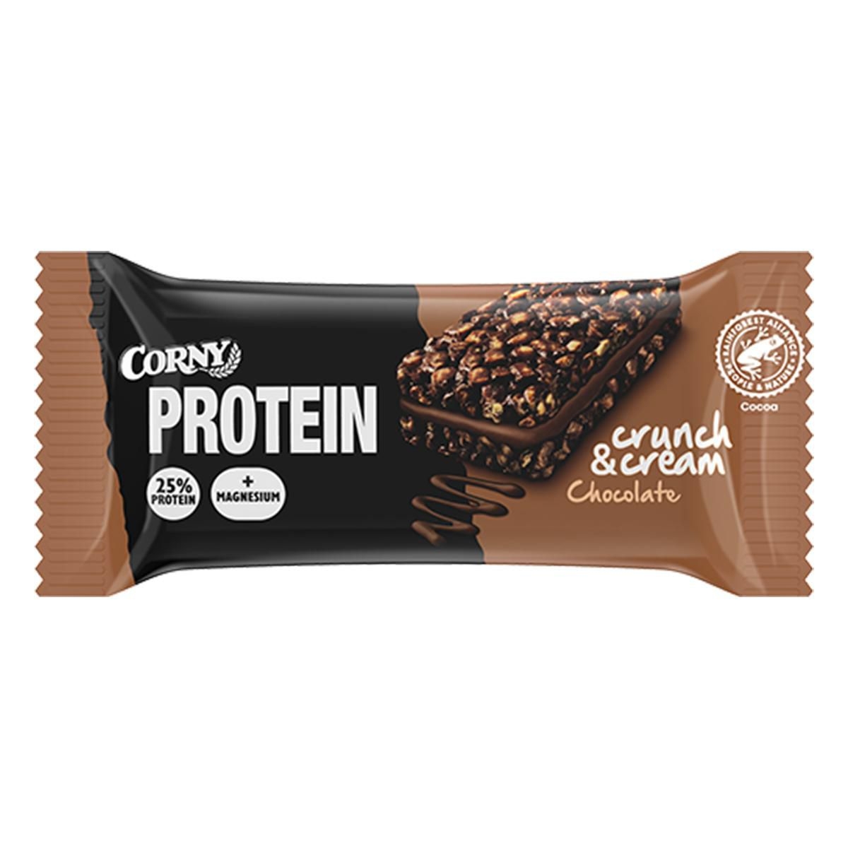 Trvanlivé potraviny - CORNY Protein Crunch & Cream Čokoláda 35 g