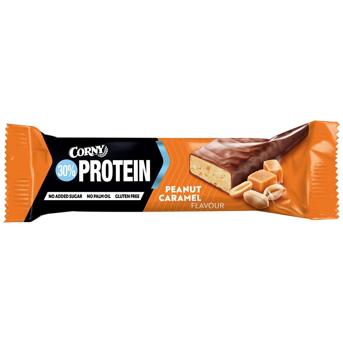 Trvanlivé potraviny - Corny Proteinová tyčinka 30% arašídy-karamel 50 g